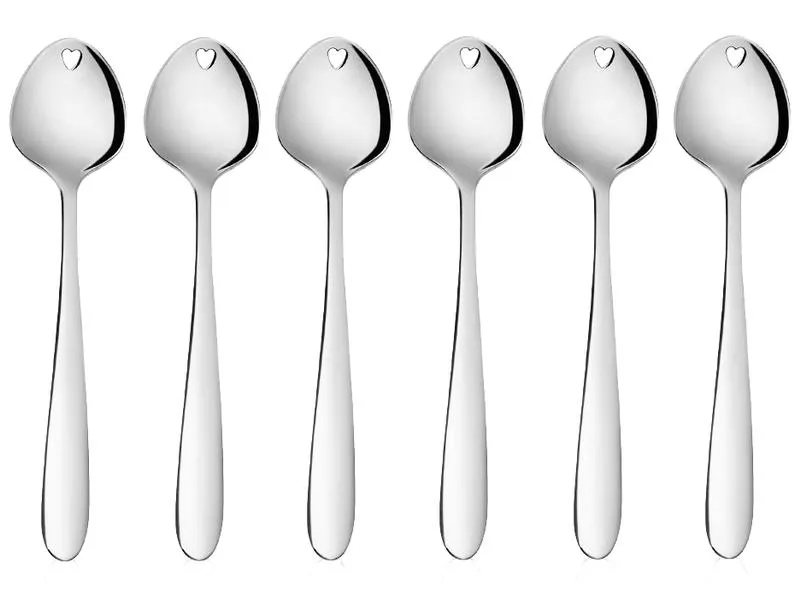 Sola Eislöffel S-Line 6 Stück, Chrom