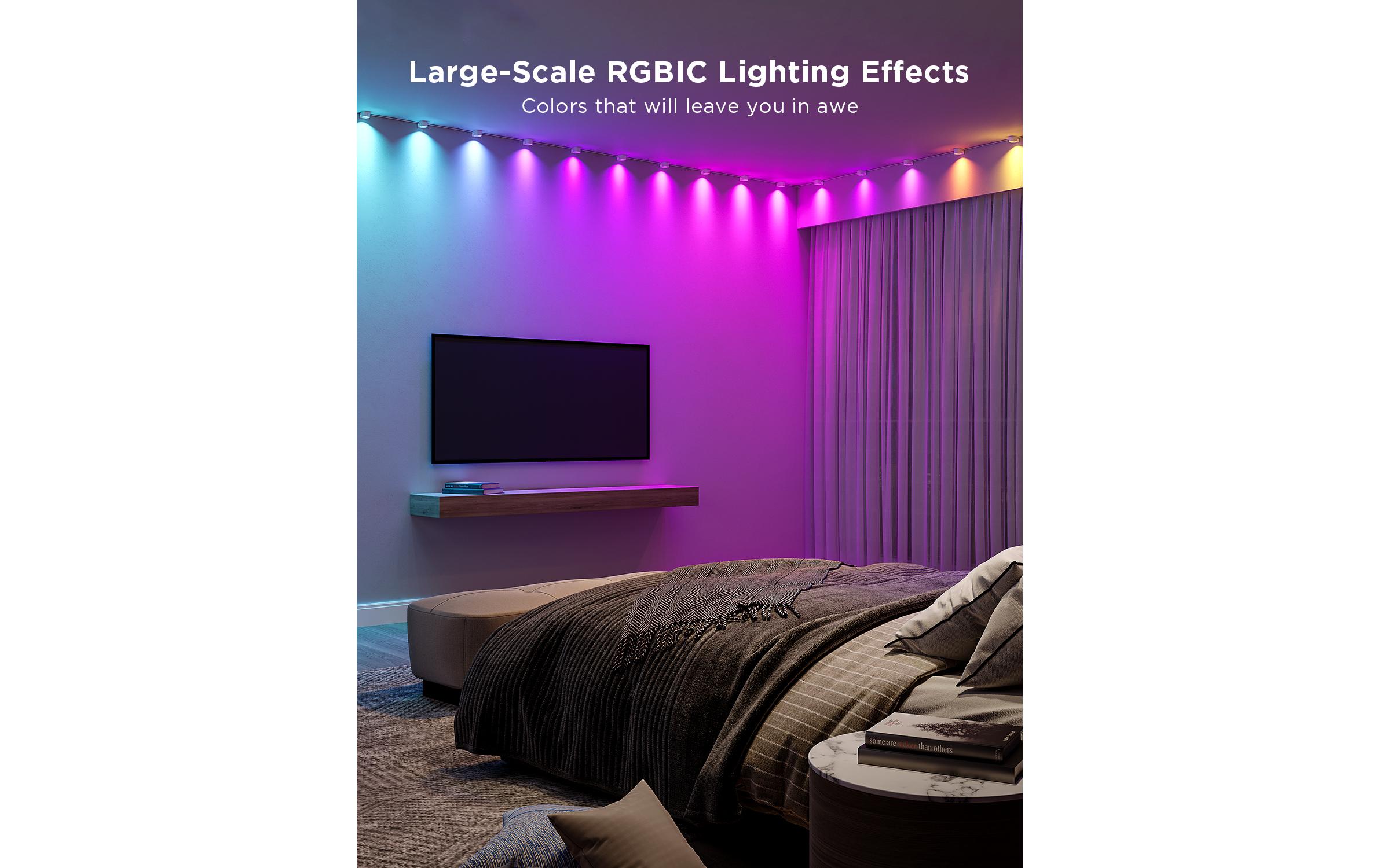 Govee LED String-Downlights, RGBIC, 5 m