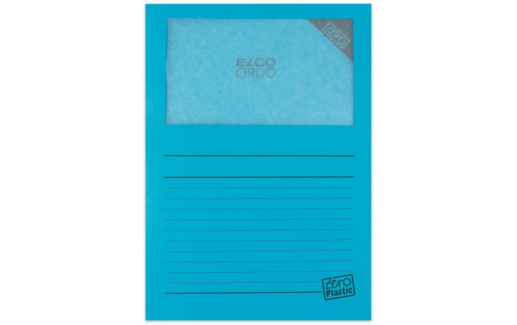 ELCO Sichthülle Zero Plastic Blau, 100 Stück