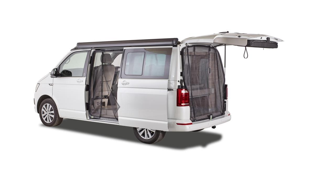 Van Quito Moskitonetz mit Schiebetüren, links