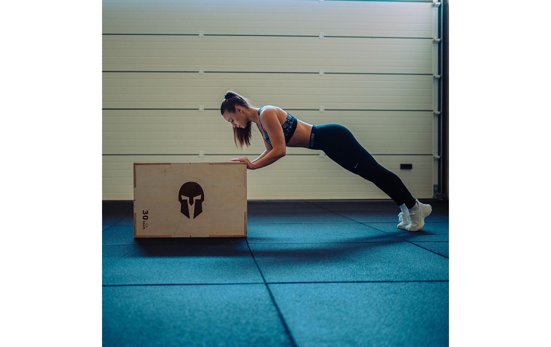 Gladiatorfit Sprung-Plyobox aus Holz 3 in 1