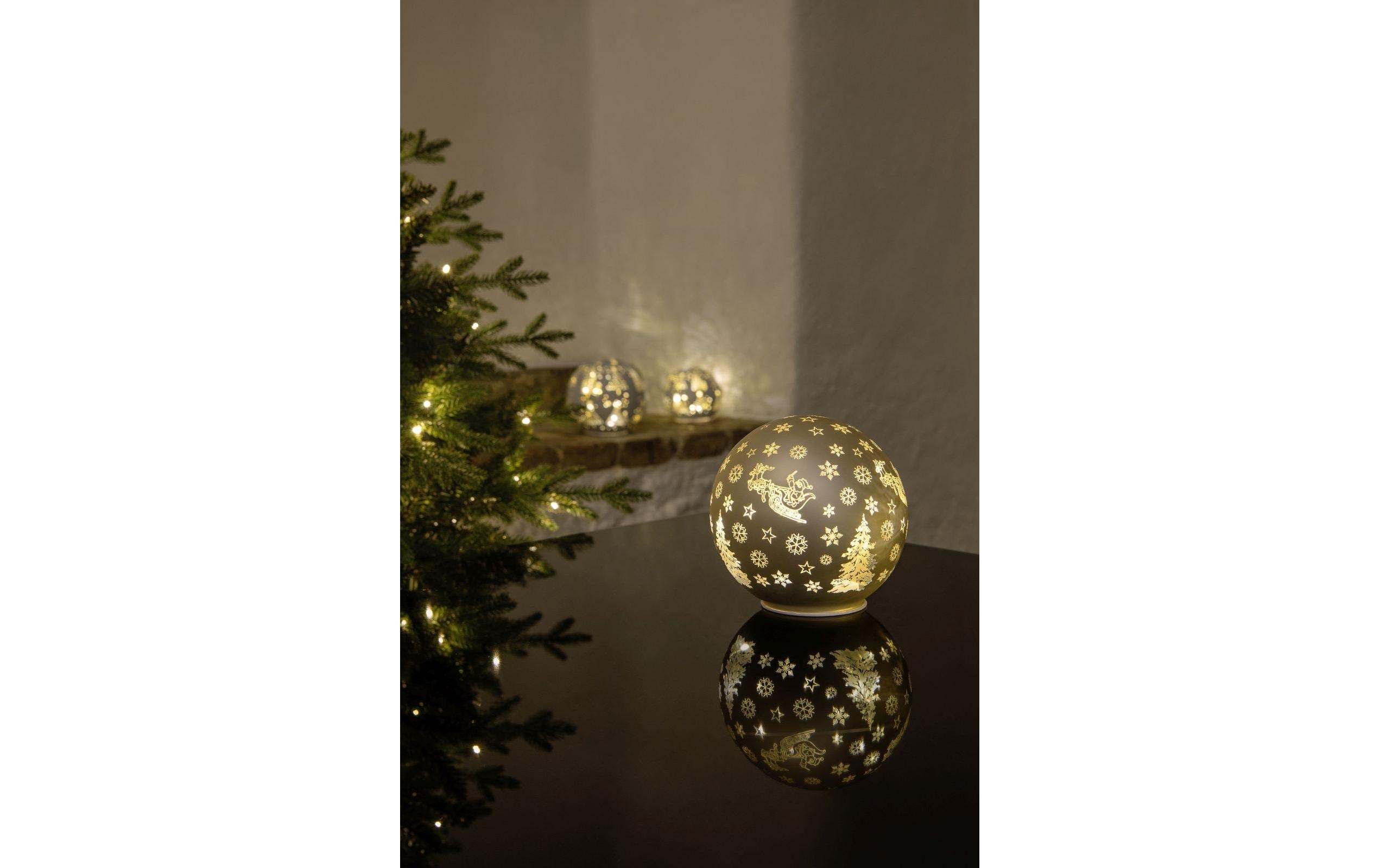 STT 2er Set Glass Ball Gold