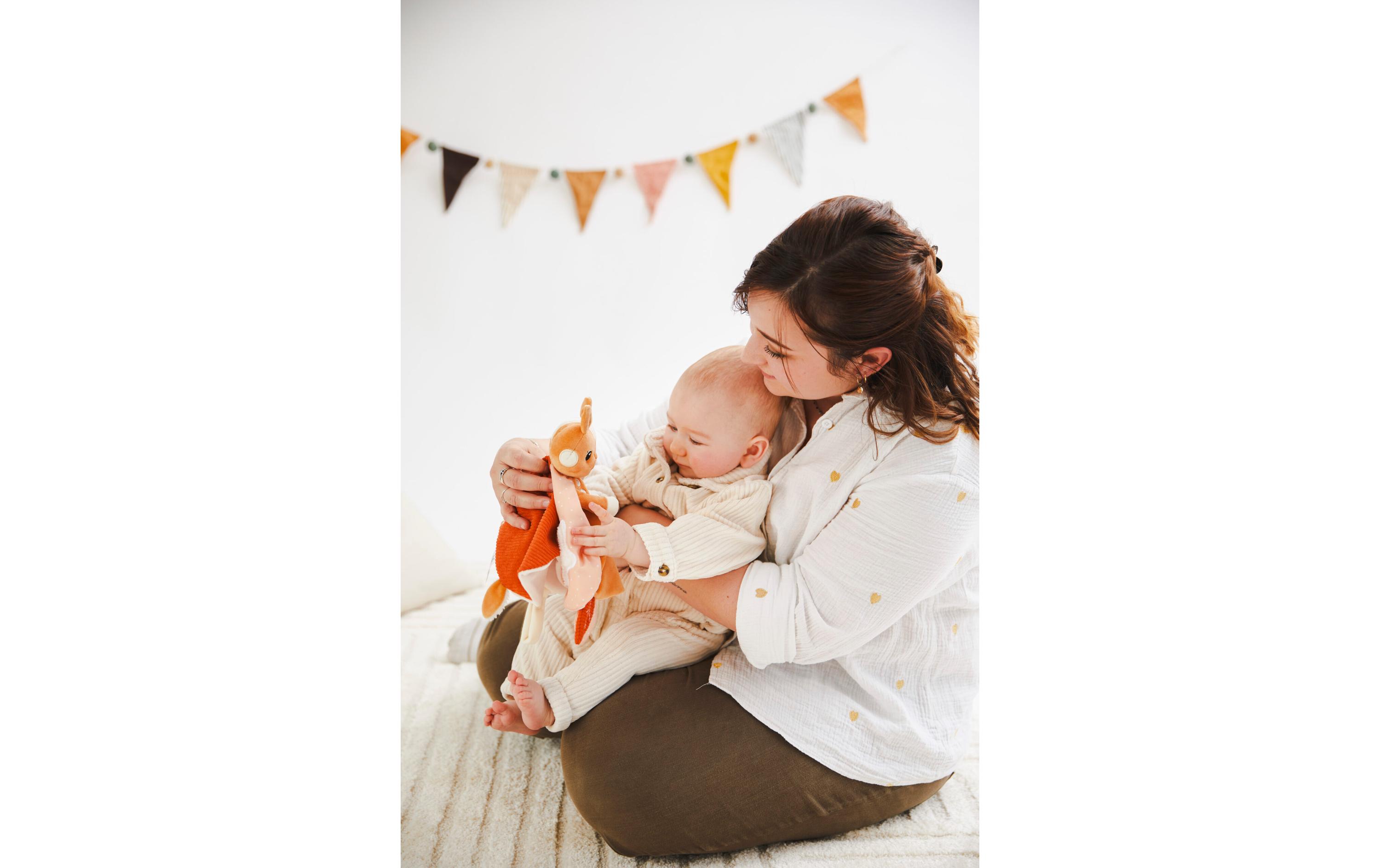 Sophie la girafe Schmusetuch Fanfan das Rehkitz