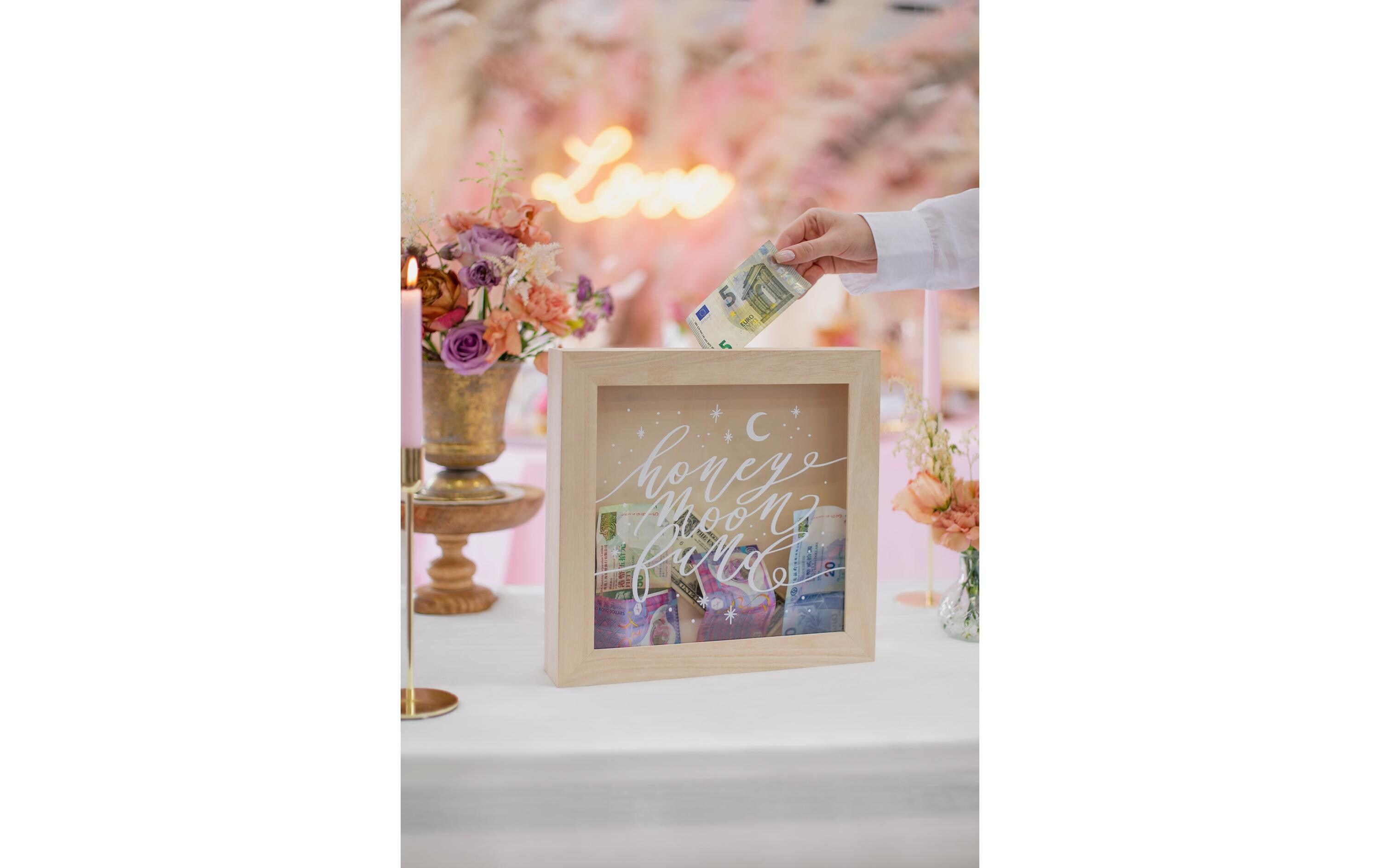 Partydeco Spardose Honeymoon Fund