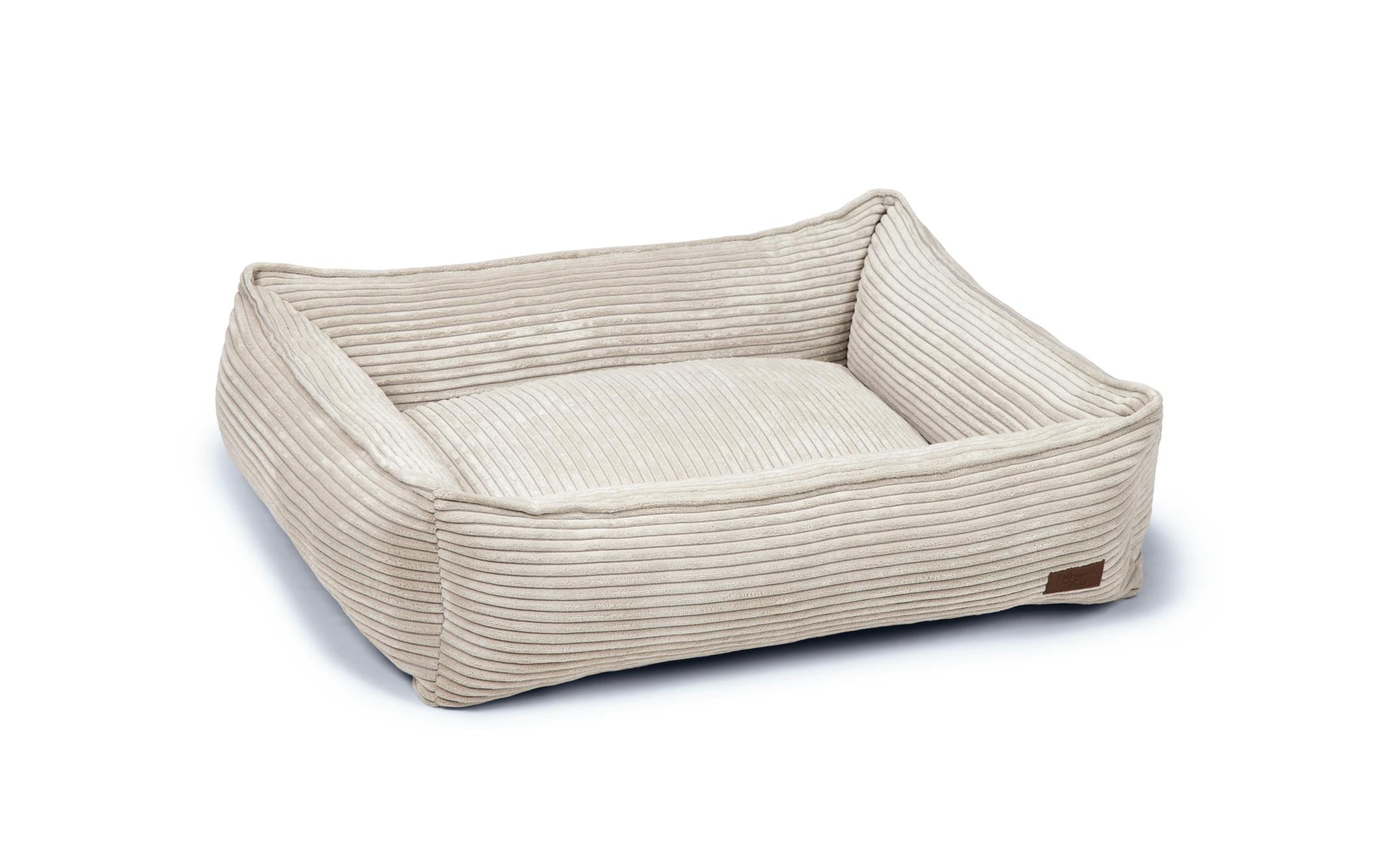 Designed by Lotte Hunde-Bett Ribbed Hellgrau 80x70x22cm Designed by Lotte Hunde-Bett Ribbed Hellgrau 80x70x22cm