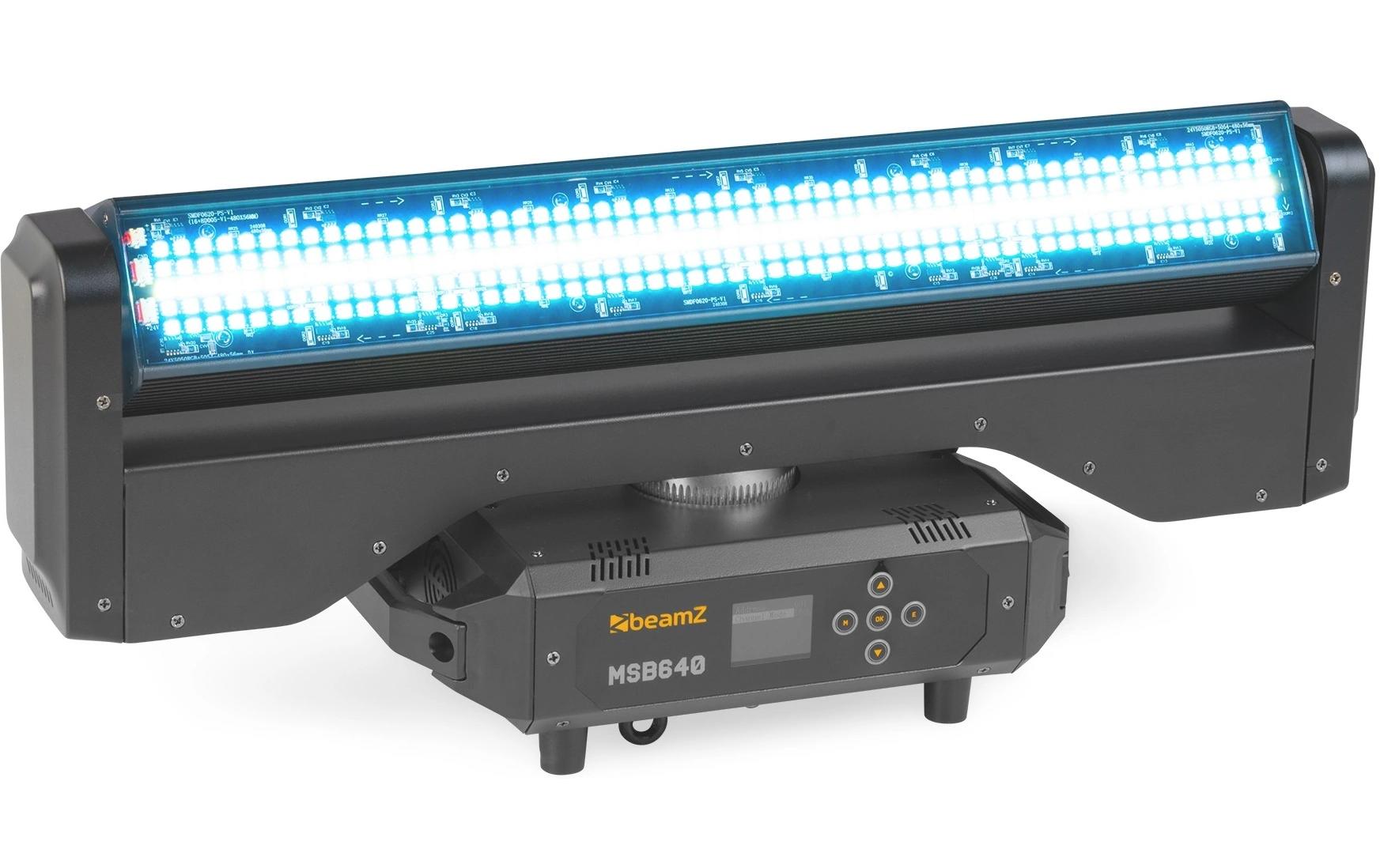 BeamZ MSB640 Doppelseitige Moving LED Bar RGBW Wash und Strobe