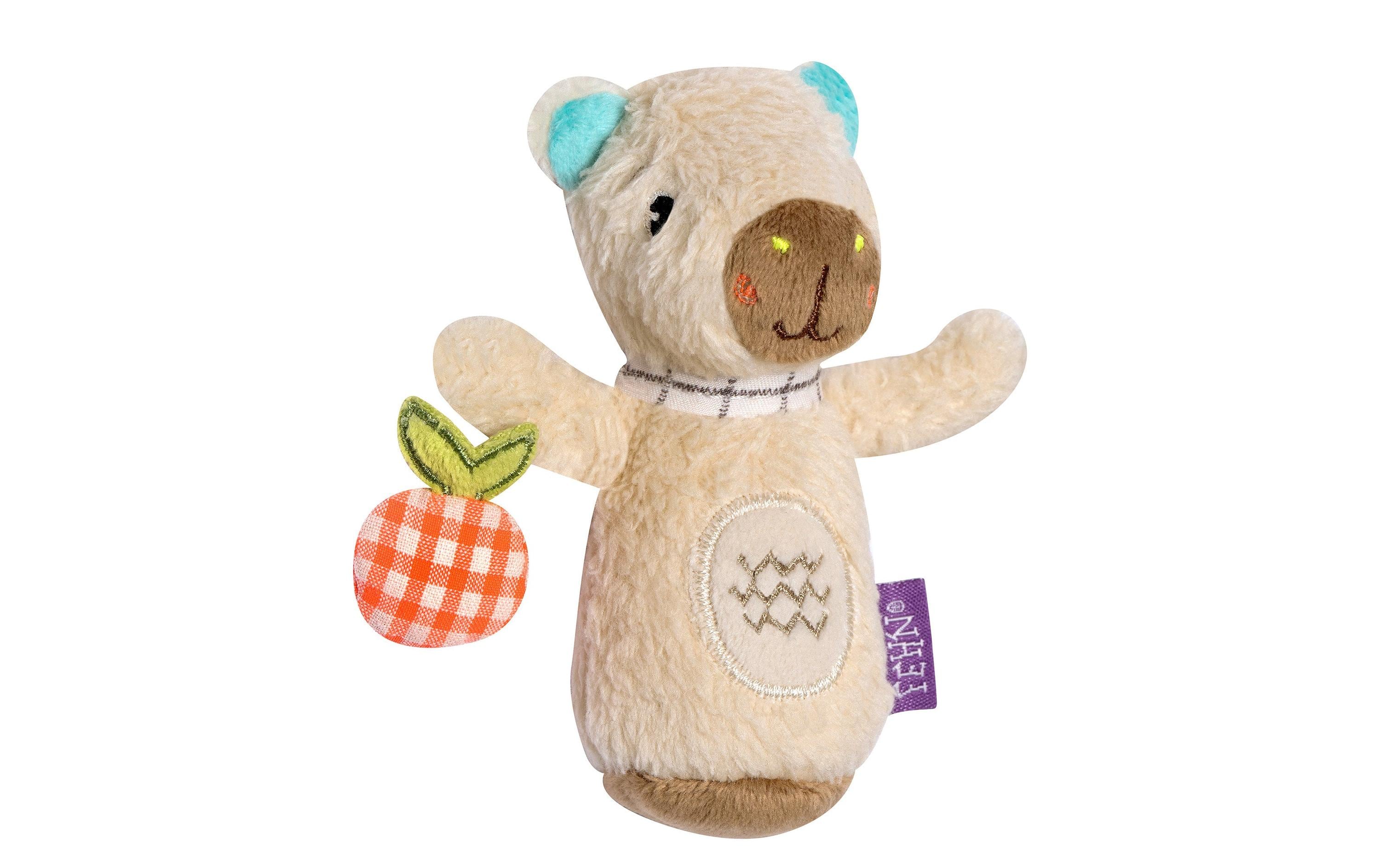 fehn Mini-Rassel Capybara Plüsch /Velours, Beige / Braun fehn Mini-Rassel Capybara Plüsch /Velours, Beige / Braun