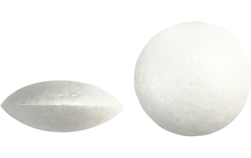 Creativ Company Styropor-Figur Ufo 7.5 cm, 100 Stück, Weiss