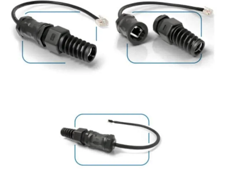 QuWireless Kabel QuRJ45 Outdoor IP68 RJ-45 Adapter Wasserfest QuWireless Kabel QuRJ45 Outdoor IP68 RJ-45 Adapter Wasserfest
