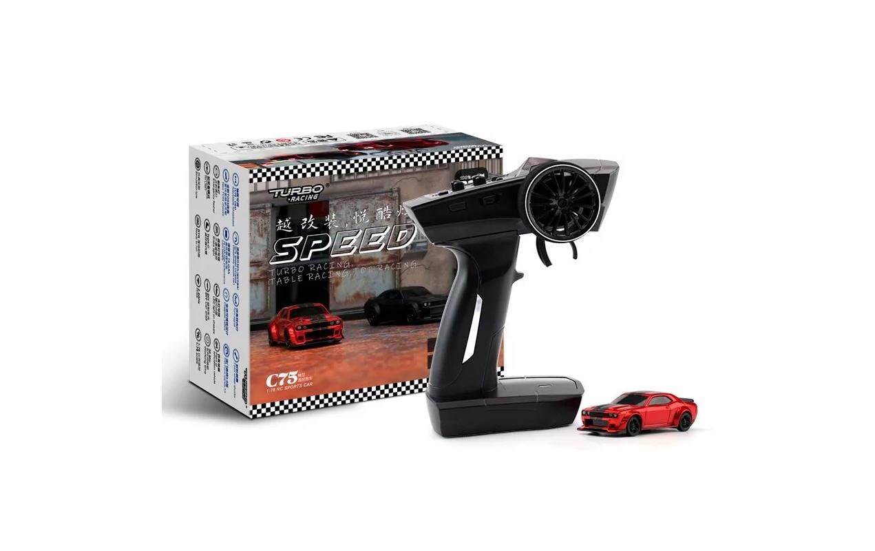 Turbo Racing Micro Muscle Car Rot, RTR, 1:76 Turbo Racing Micro Muscle Car Rot, RTR, 1:76