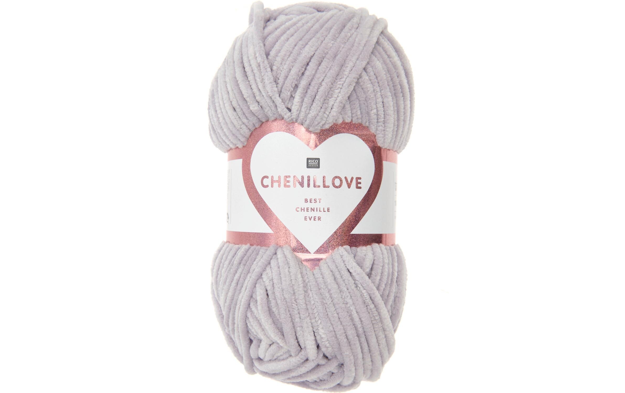 Rico Design Wolle Chenillove 100 g, Flieder