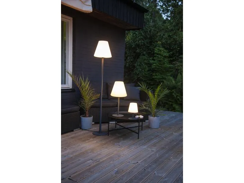 Star Trading Tischleuchte Kreta, 60 cm, Grau Star Trading Tischleuchte Kreta, 60 cm, Grau