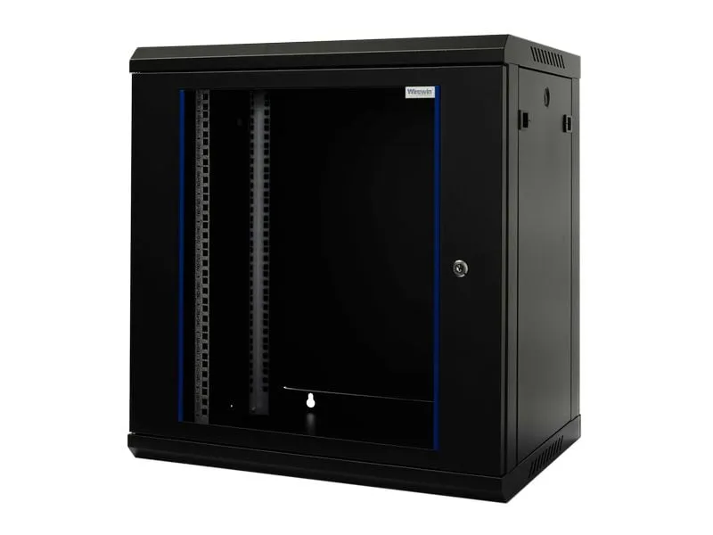 Wirewin Wandschrank 600X450X12U Pro 3rd Gen 19 / 12HE / Schwarz Wirewin Wandschrank 600X450X12U Pro 3rd Gen 19 / 12HE / Schwarz