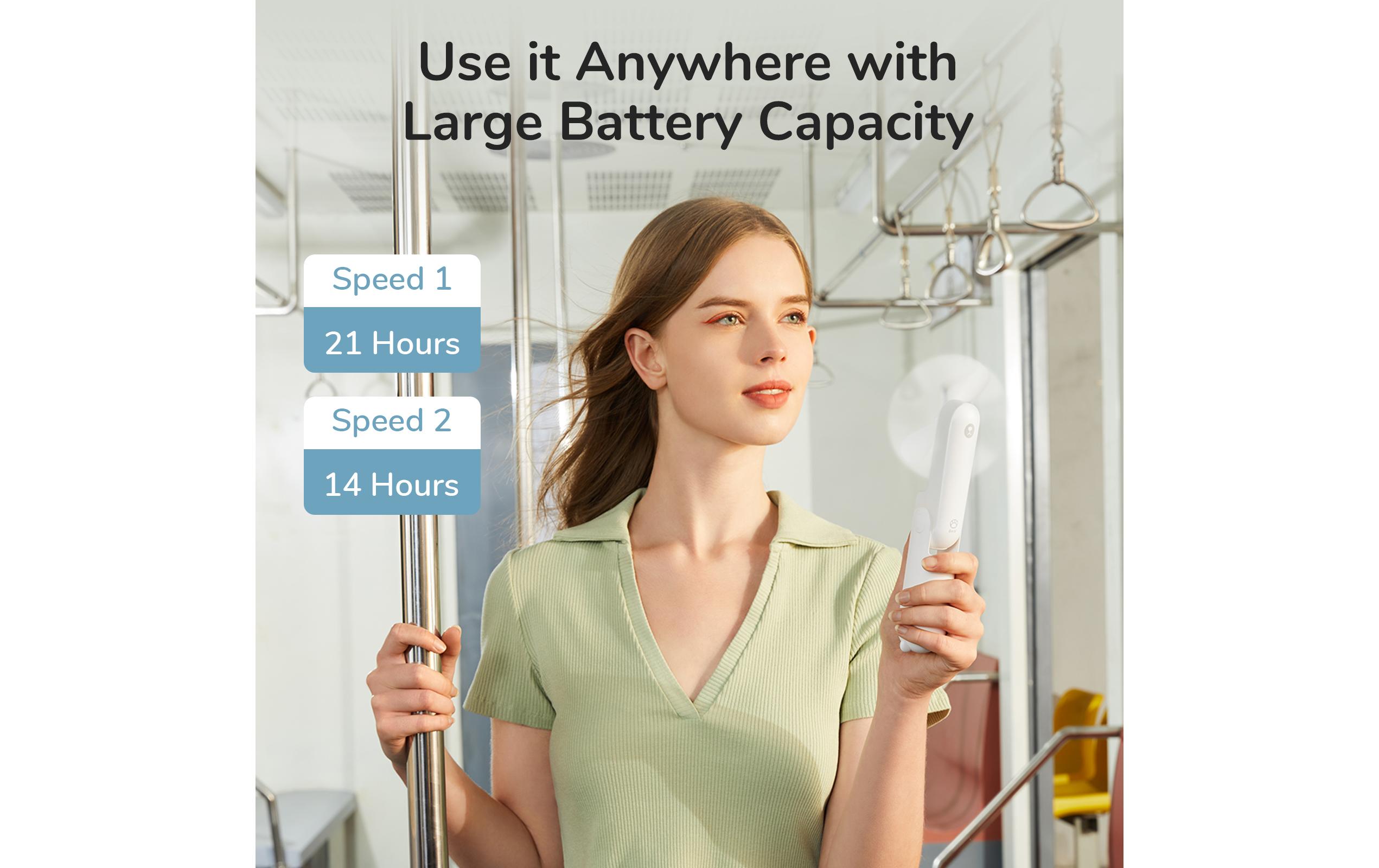 Jisulife Handventilator Life8 Plus Weiss