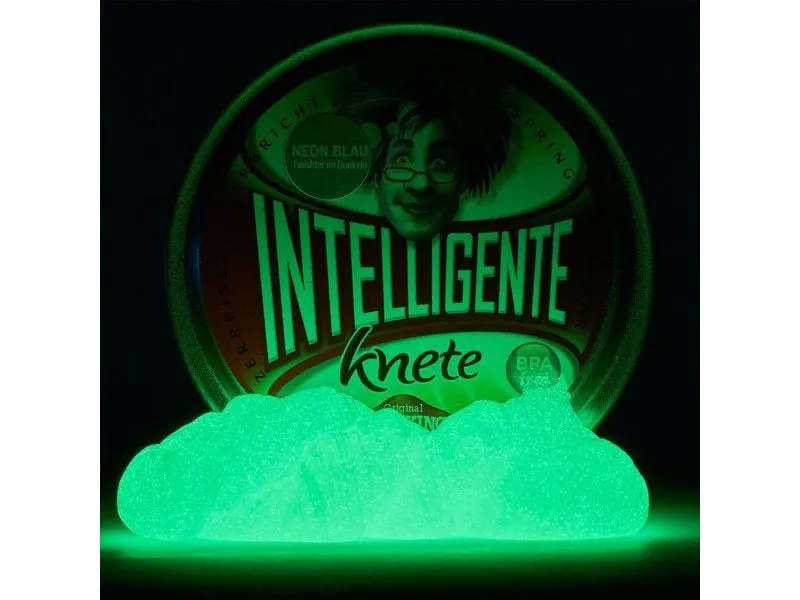 Intelligente Knete Knetmasse Neon Blau 80 Gramm Intelligente Knete Knetmasse Neon Blau 80 Gramm