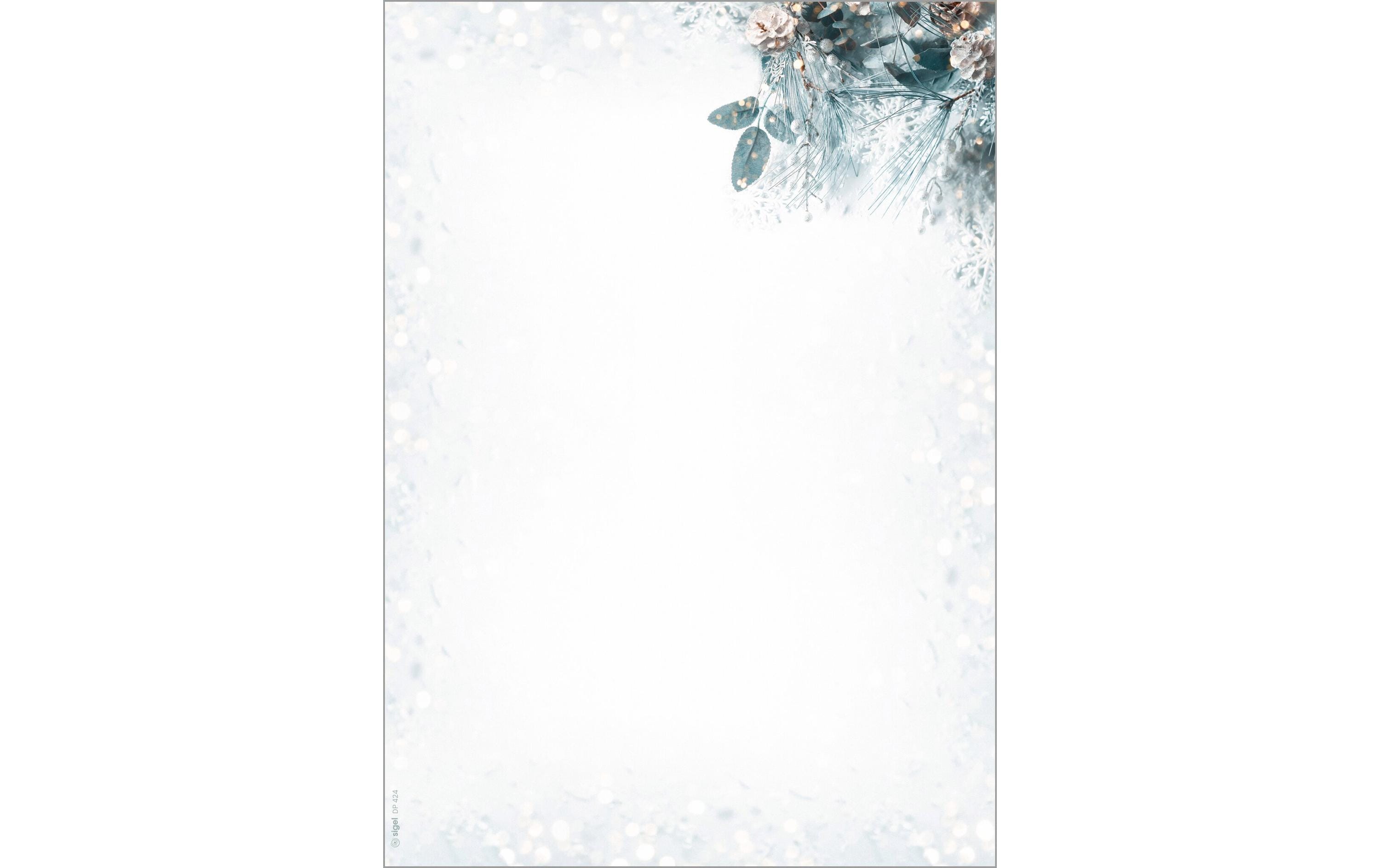 Sigel Motivpapier Eucalyptus magic, A4, 90 g/m², 100 Blatt