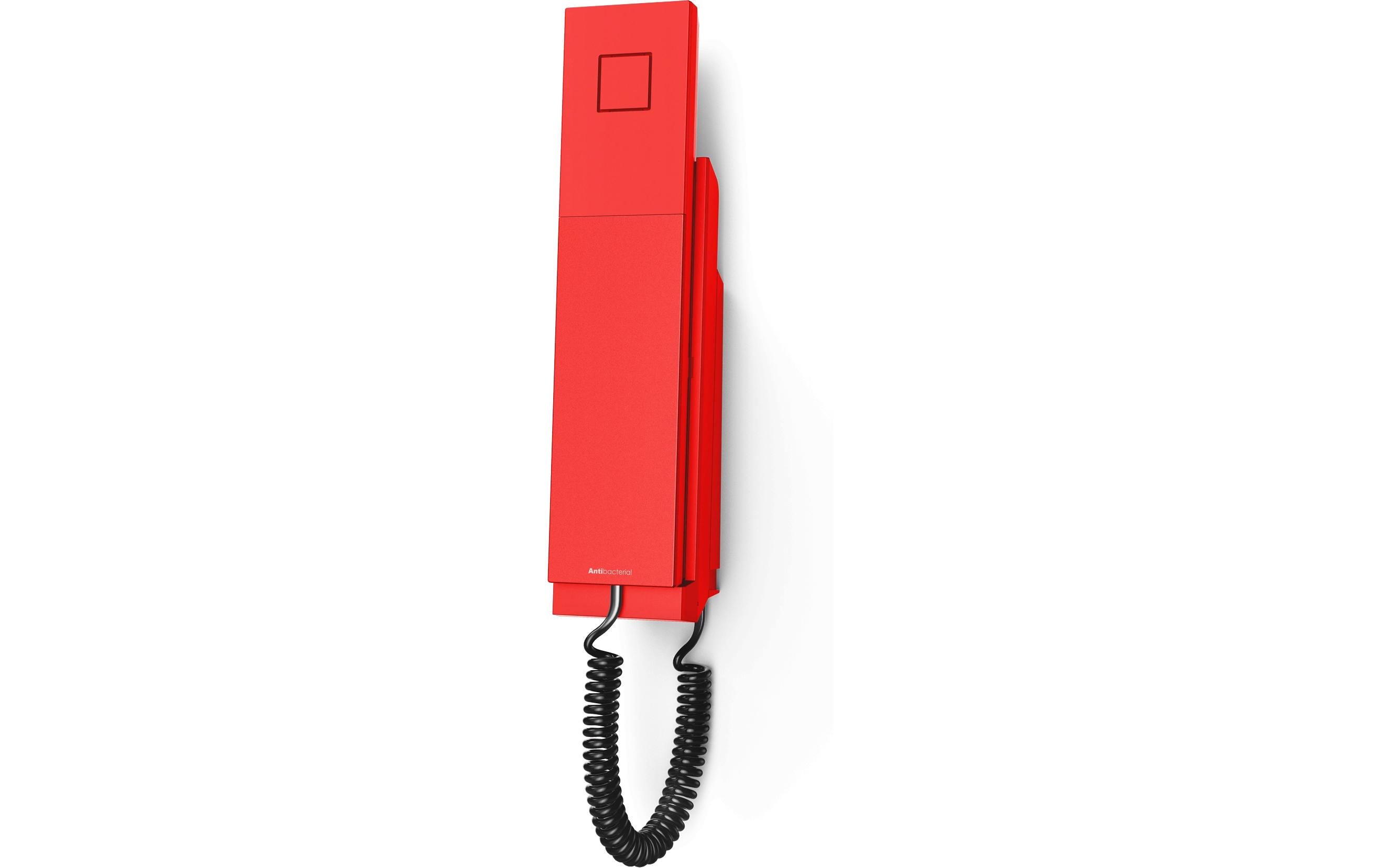 snom Tischtelefon E303A Analoges Notfalltelefon Rot snom Tischtelefon E303A Analoges Notfalltelefon Rot