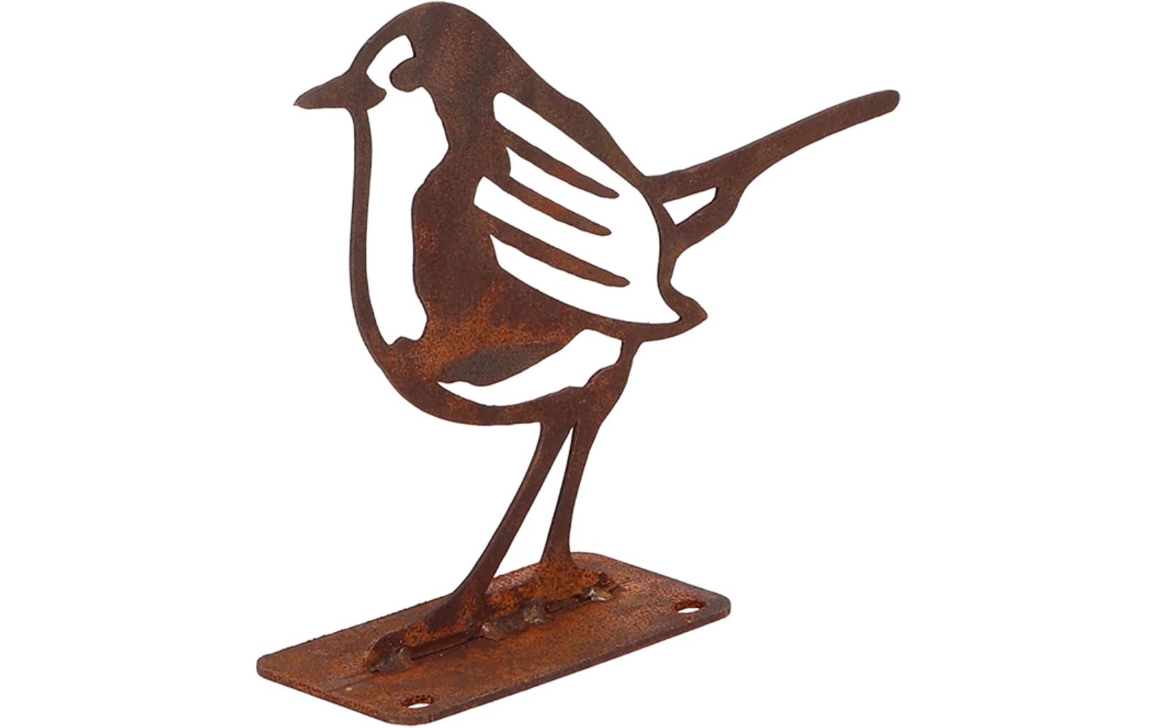 Esschert Design Dekofigur Rotkehlchen Rostbraun