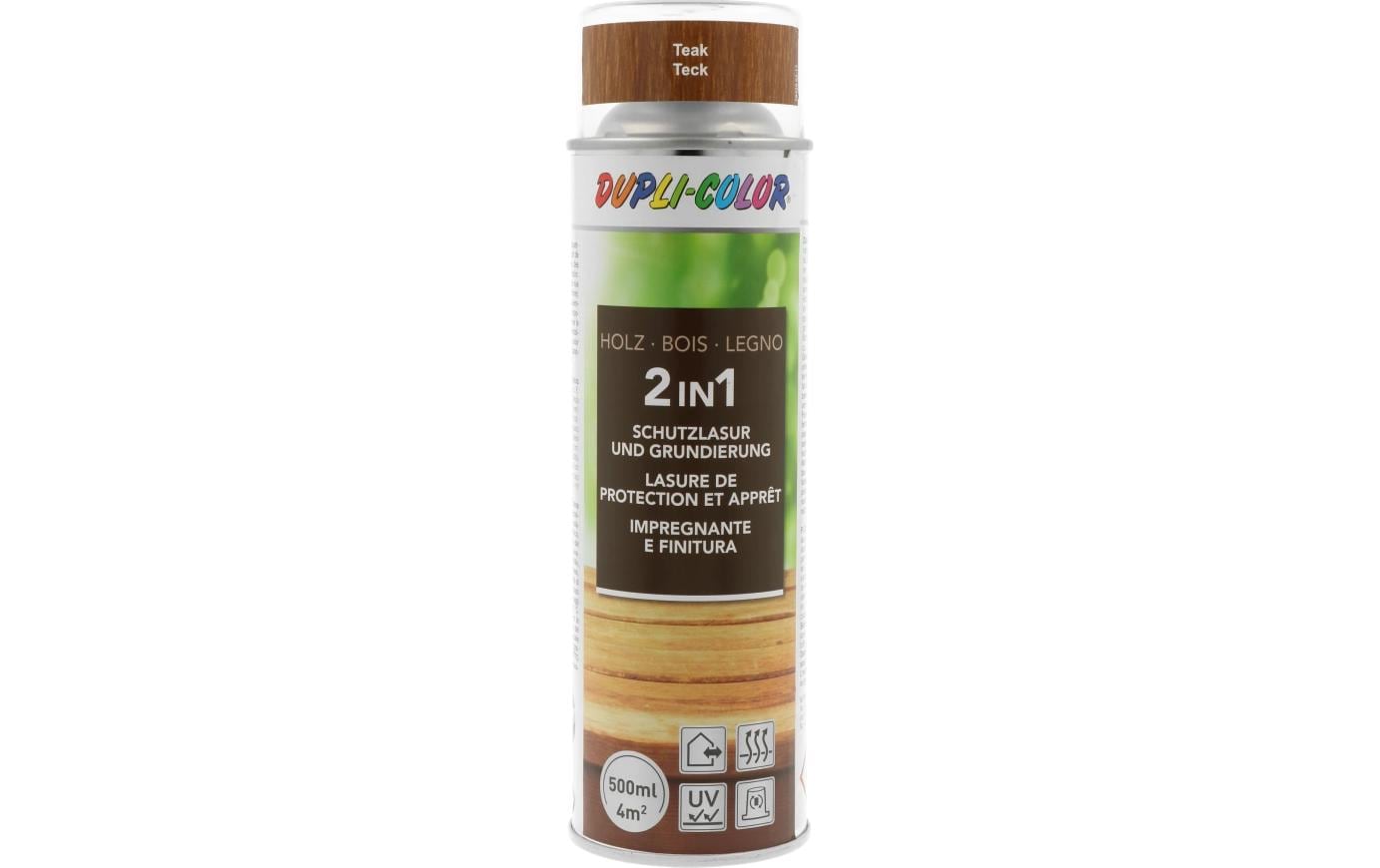 DUPLI-COLOR Holzschutzlasur Teak, 500 ml