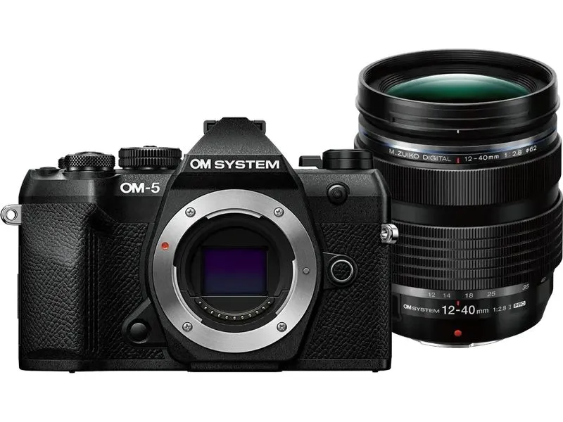 OM-System Fotokamera OM-5 II Schwarz + 12-40mm + Akku Kit OM-System Fotokamera OM-5 II Schwarz + 12-40mm + Akku Kit