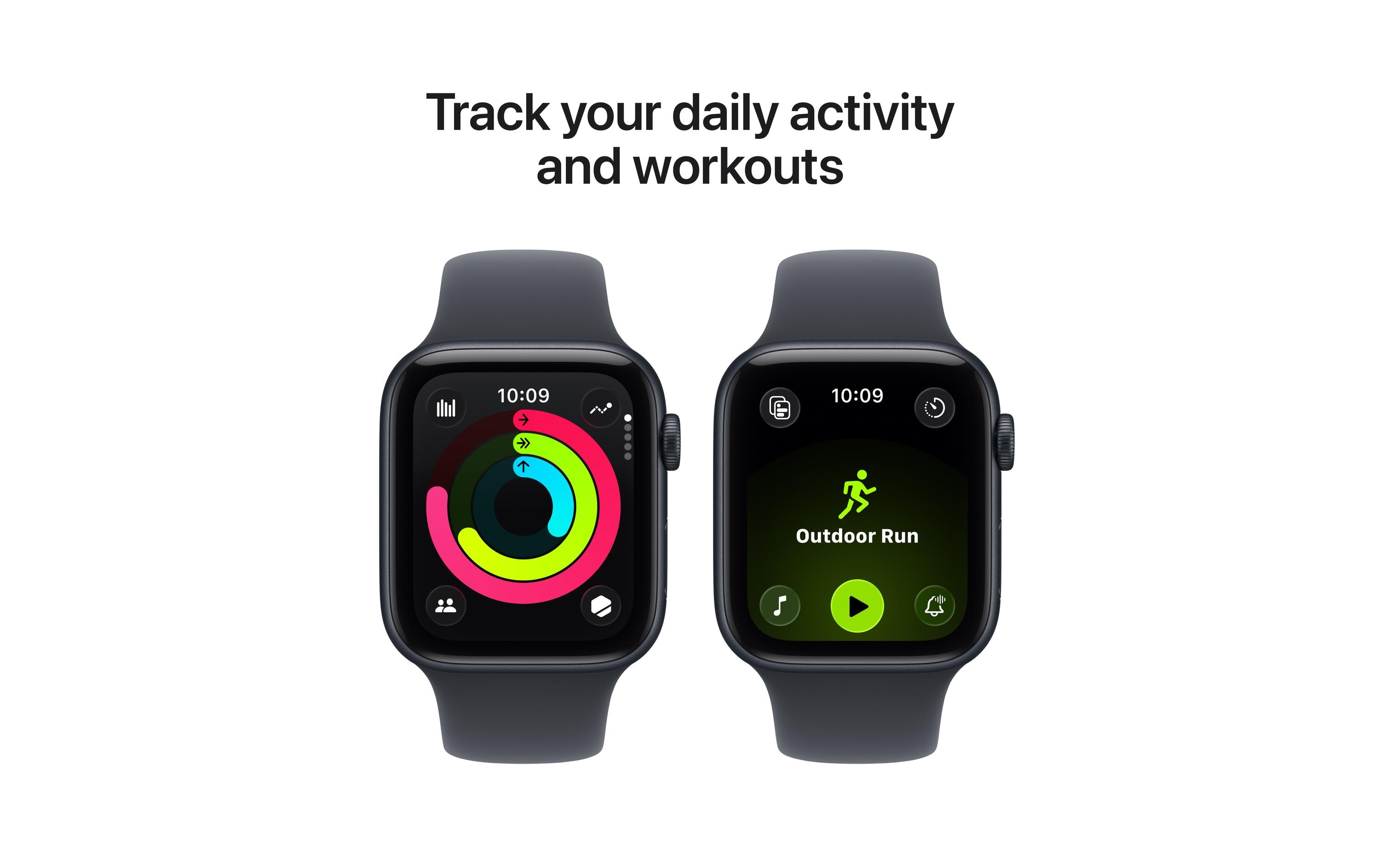 Apple Watch SE 3 44 mm GPS Sport Band Midnight S/M