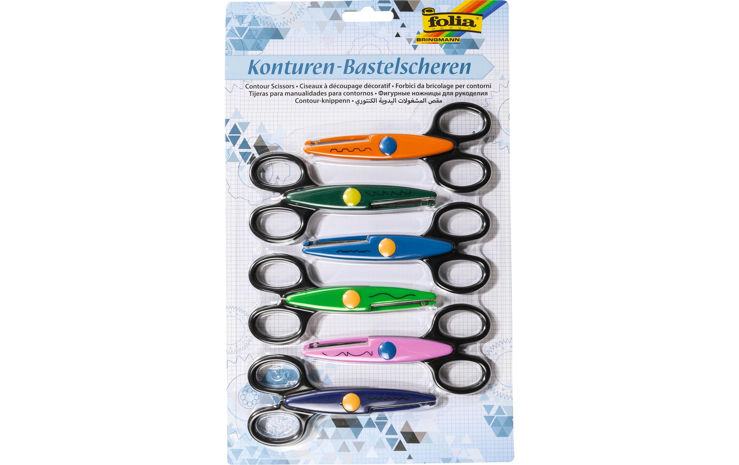 Folia Schere Konturen-Set 6 Stück