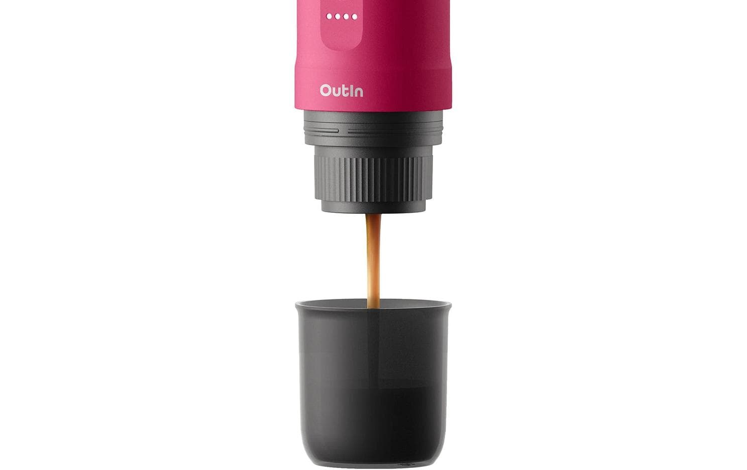 OUTIN Reisekaffeemaschine Nano Rot