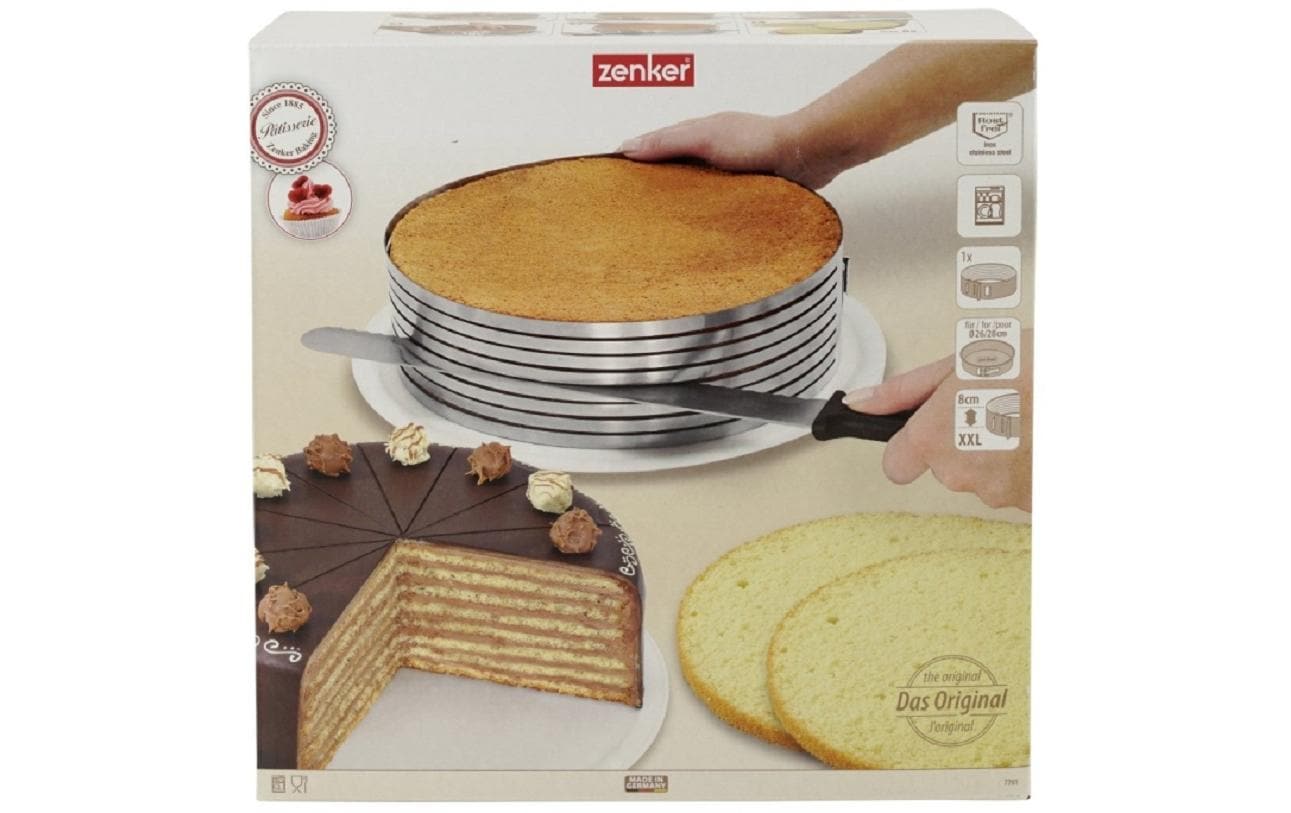 Zenker Tortenbodenschneider Silber