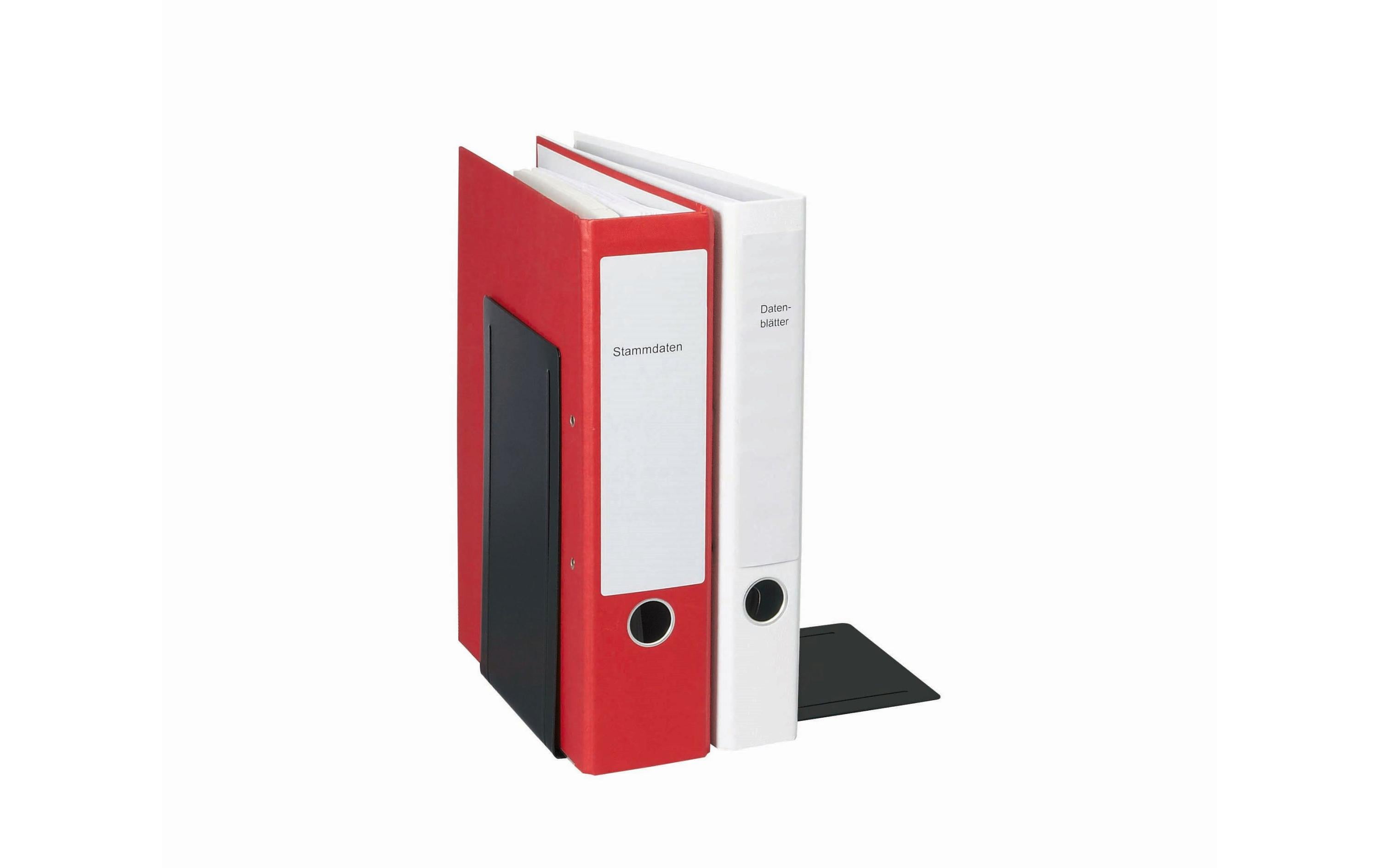 Maul Buchstützen-Set Grösse S Schwarz, Metall Maul Buchstützen-Set Grösse S Schwarz, Metall