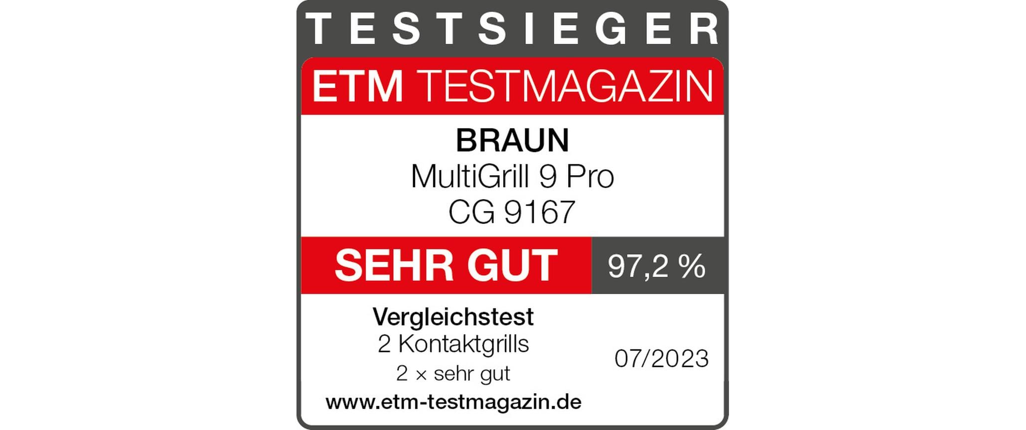 Braun CG 9167 Multigrill 9 Pro 2200 W