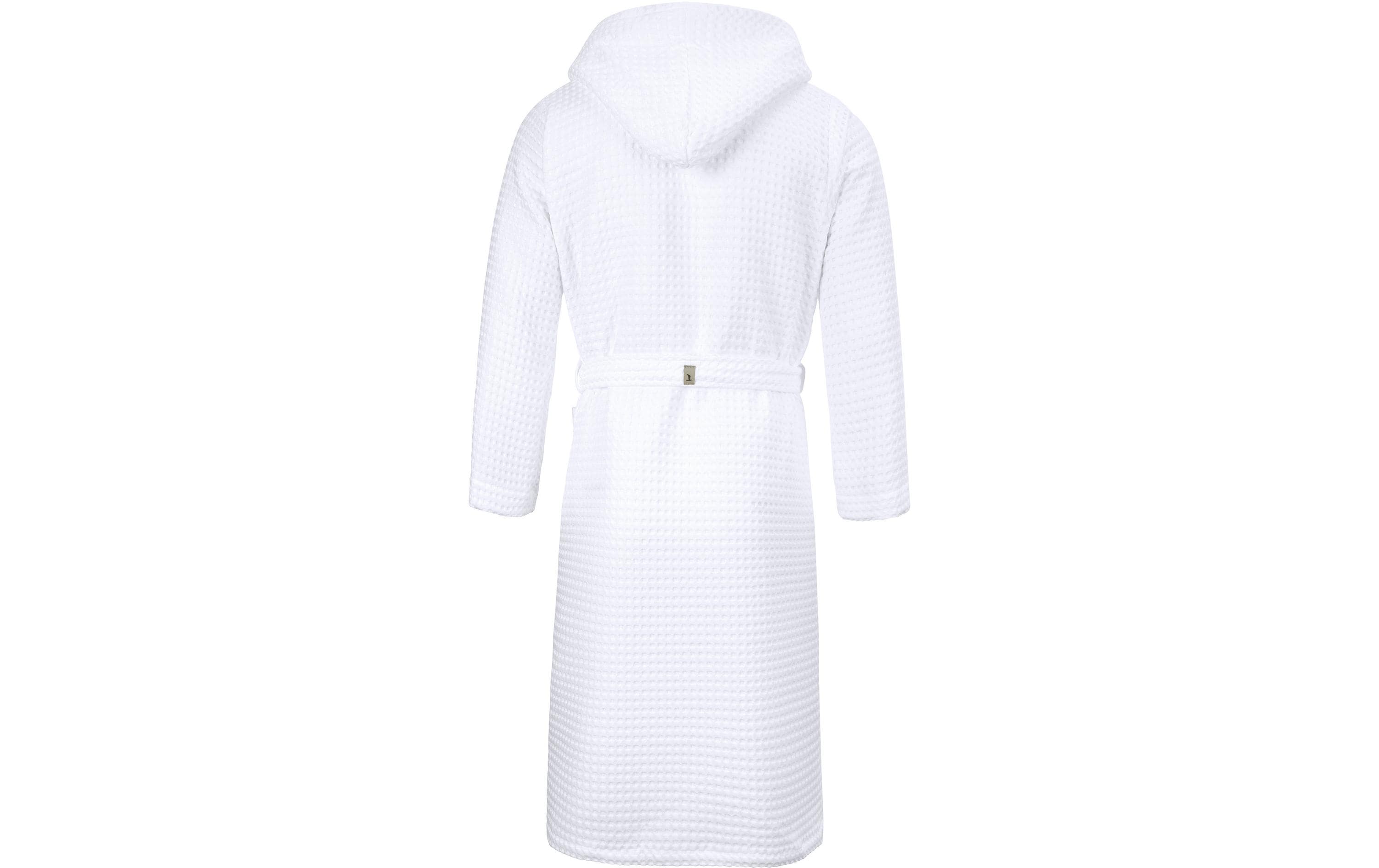 Möve Bademantel Piquée XL, Snow