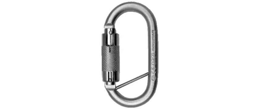 SpanSet Double Action Karabiner aus Stahl mit Steg