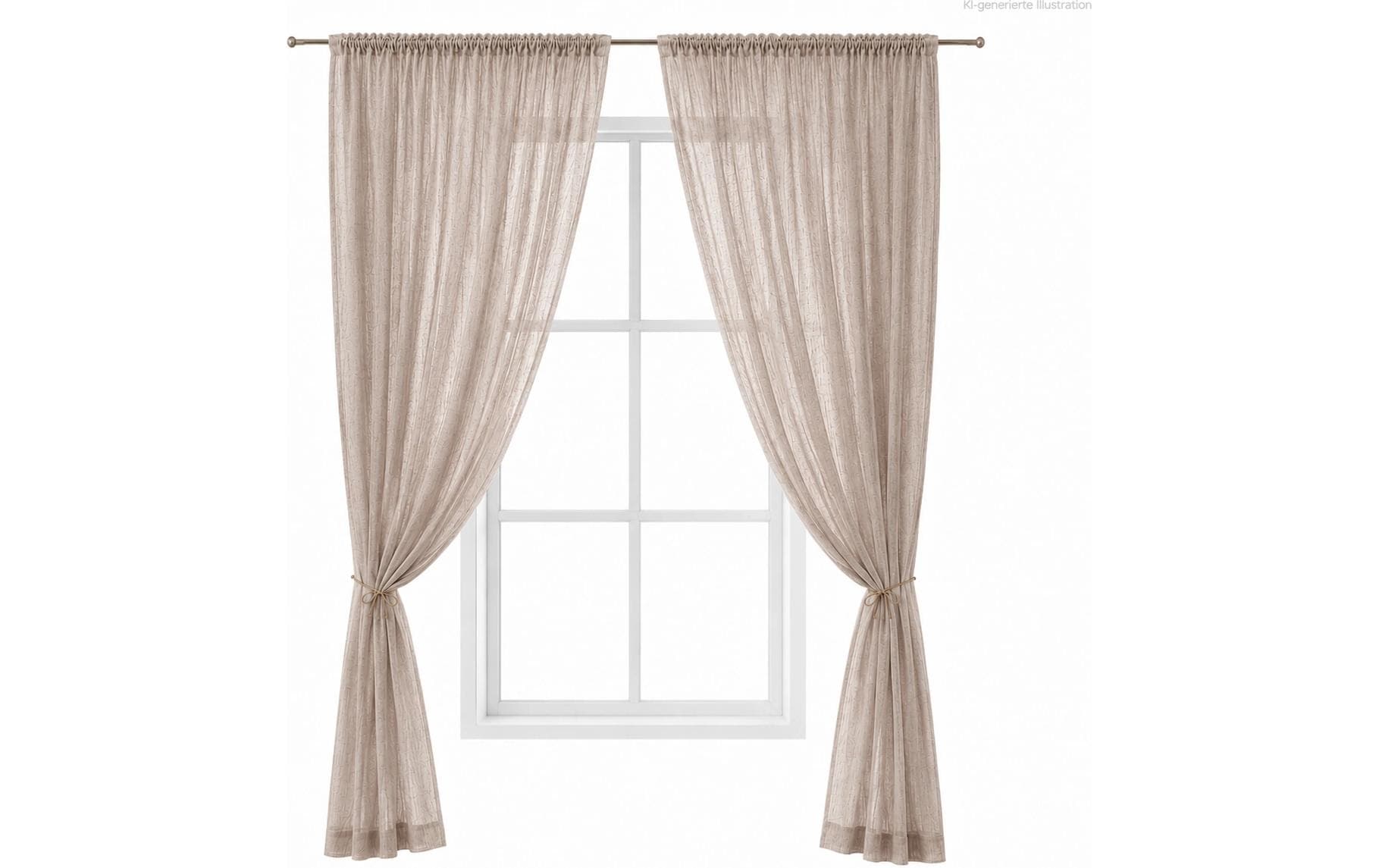 Urbanara URBANARA Vorhang 2er-Set Mafalda Nova 135 cm x 245 cm