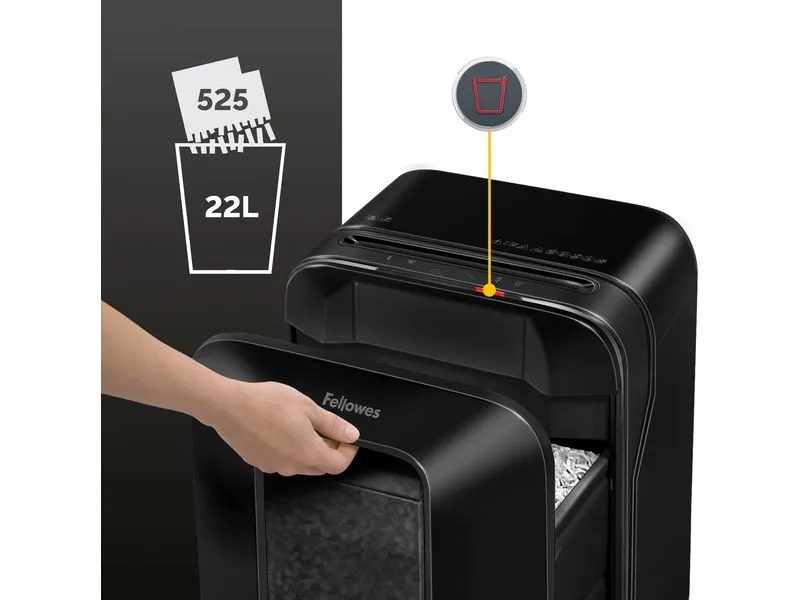 Fellowes Aktenvernichter LX201 P-5, 12 Seiten, Schwarz Fellowes Aktenvernichter LX201 P-5, 12 Seiten, Schwarz