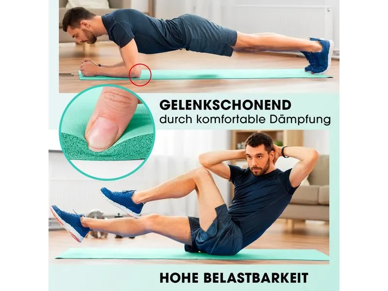 World Fitness Fitnessmatte Jivan 183 cm x 61 cm, Türkis World Fitness Fitnessmatte Jivan 183 cm x 61 cm, Türkis