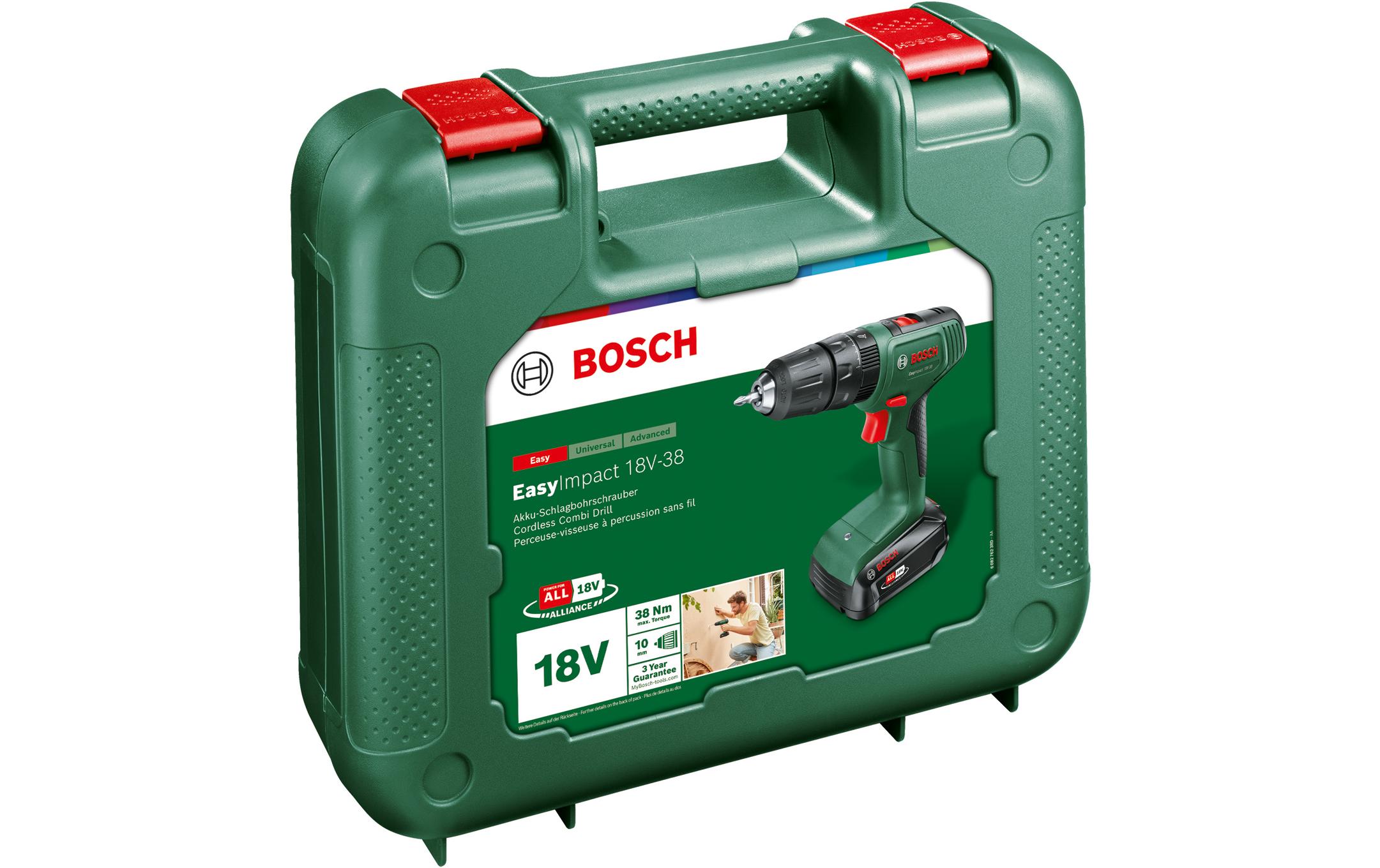 Bosch Akku-Schlagbohrmaschine EasyImpact 18 V-38 Bosch Akku-Schlagbohrmaschine EasyImpact 18 V-38