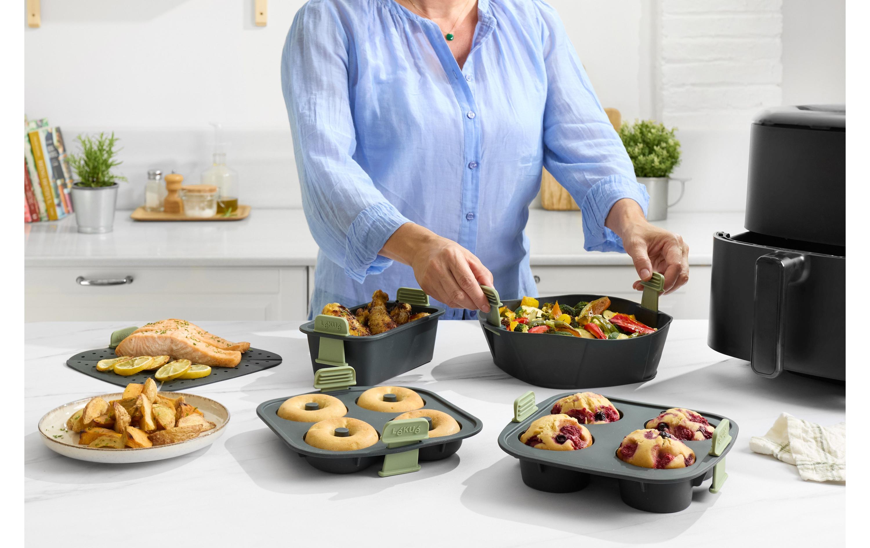 Lékué Backeinsatz Heissluftfritteusenkorb Rechteckig