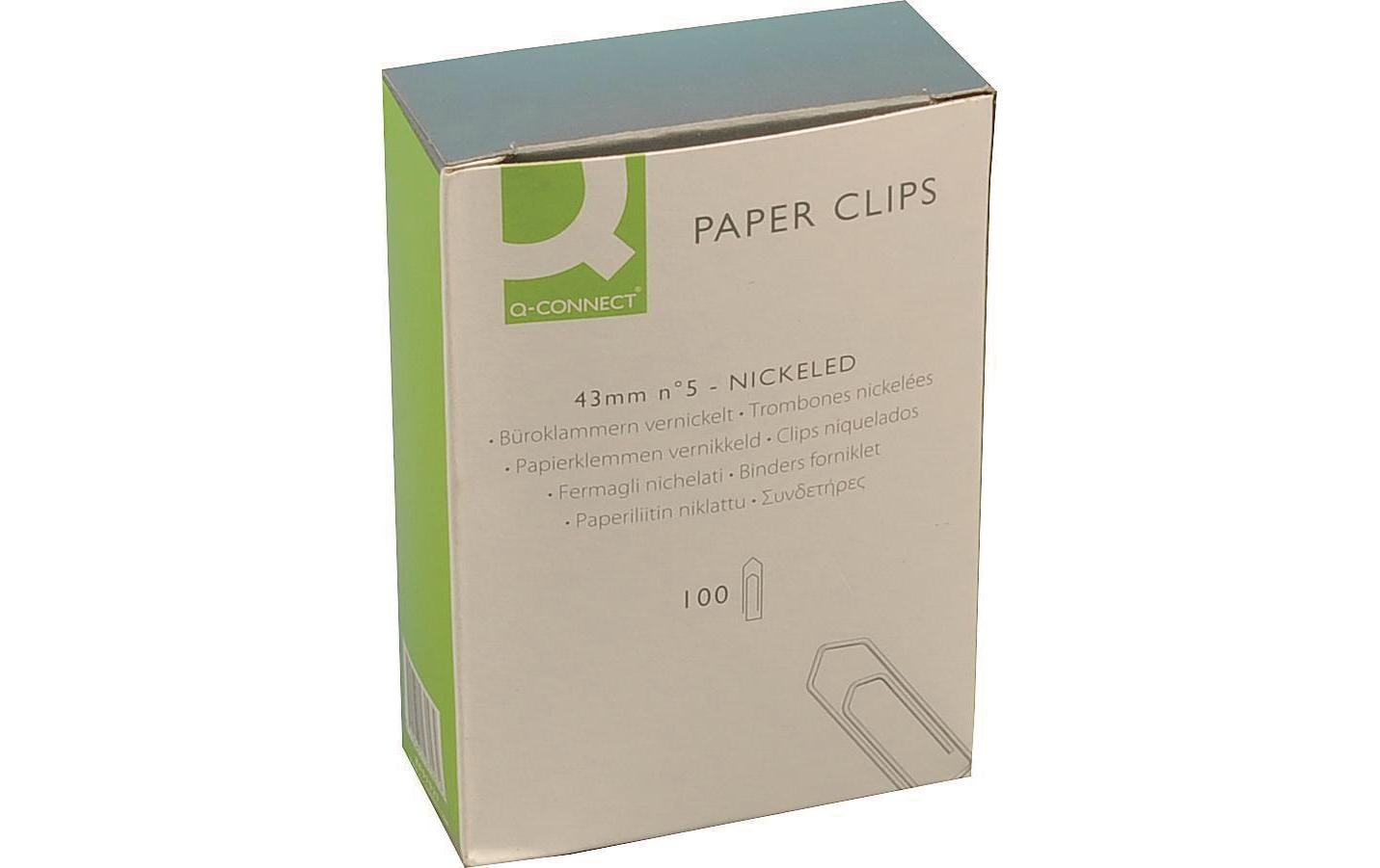 CONNECT Büroklammer Nr.5 43 mm, 100 Stück CONNECT Büroklammer Nr.5 43 mm, 100 Stück
