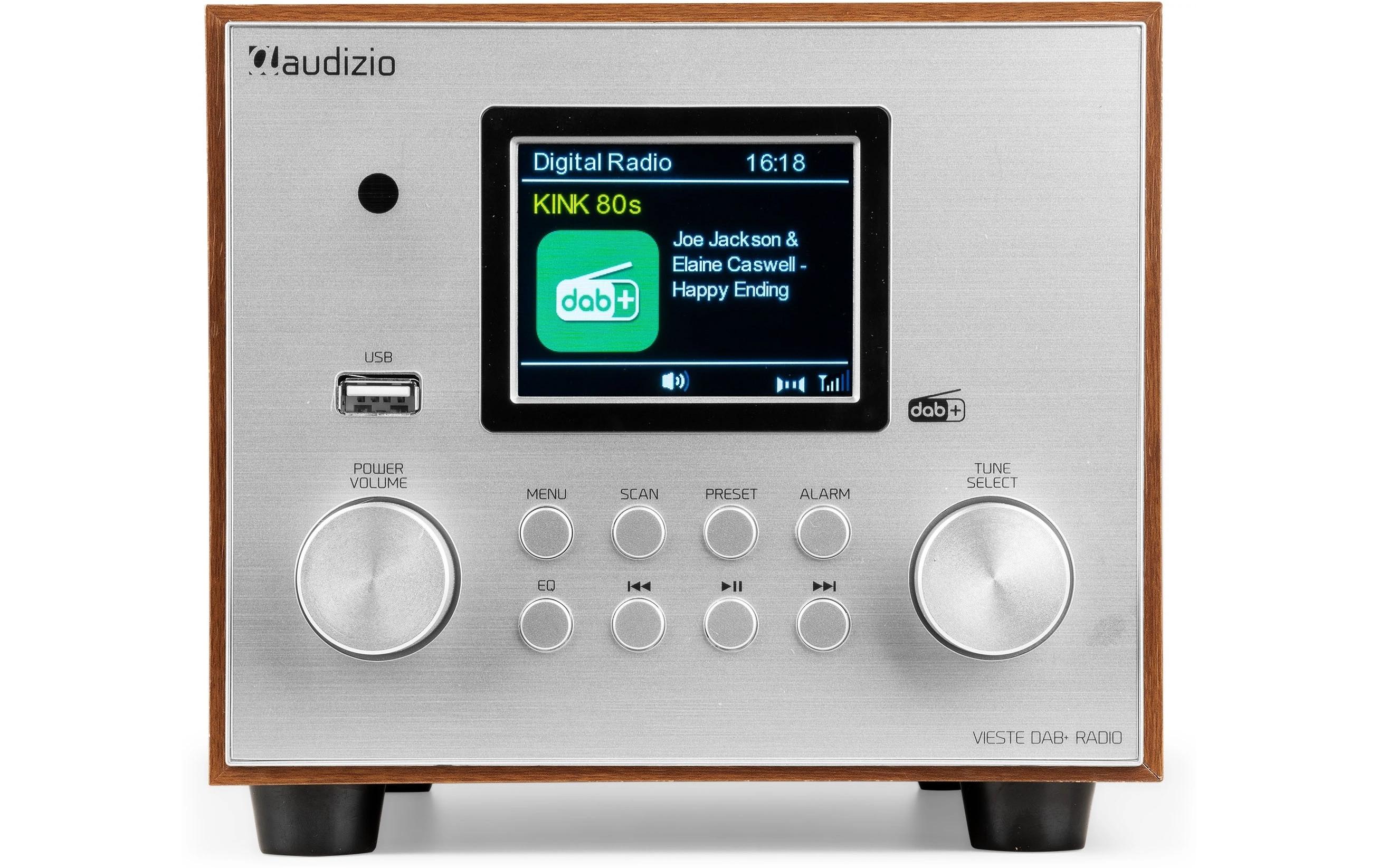 Audizio DAB+ Radio Vieste Silber