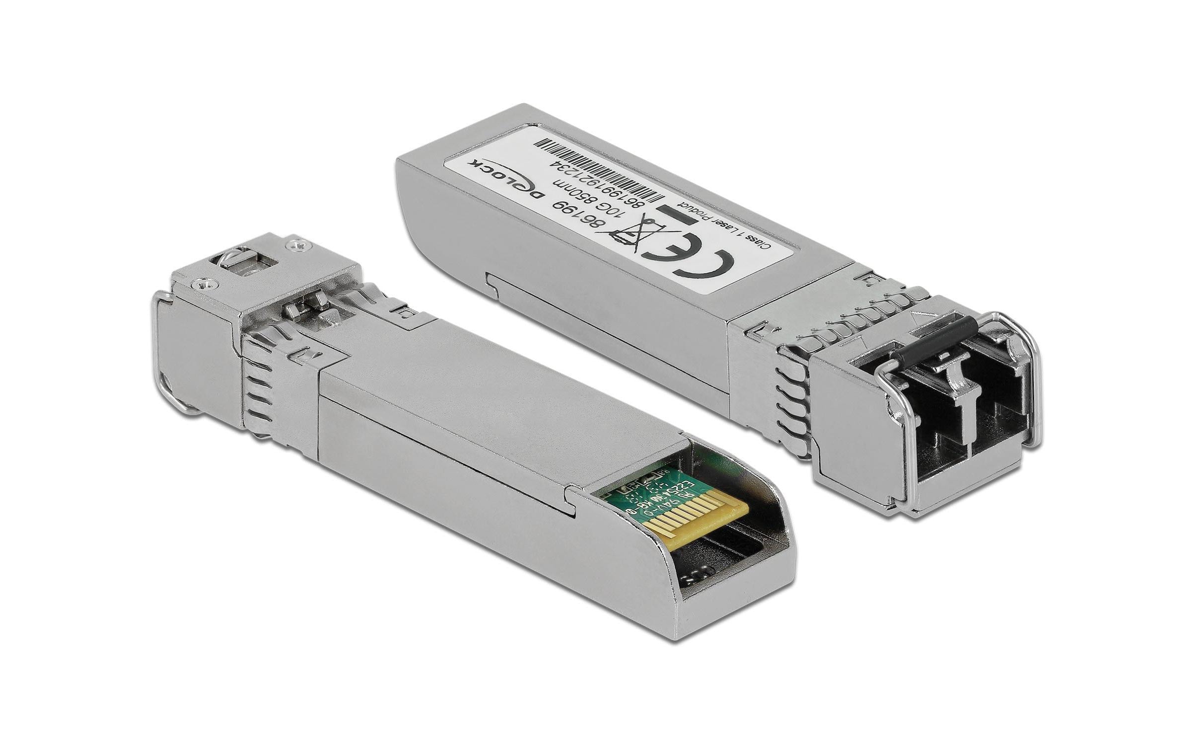 Delock SFP+ Modul 10 GBase-SR MM 850 nm Delock SFP+ Modul 10 GBase-SR MM 850 nm