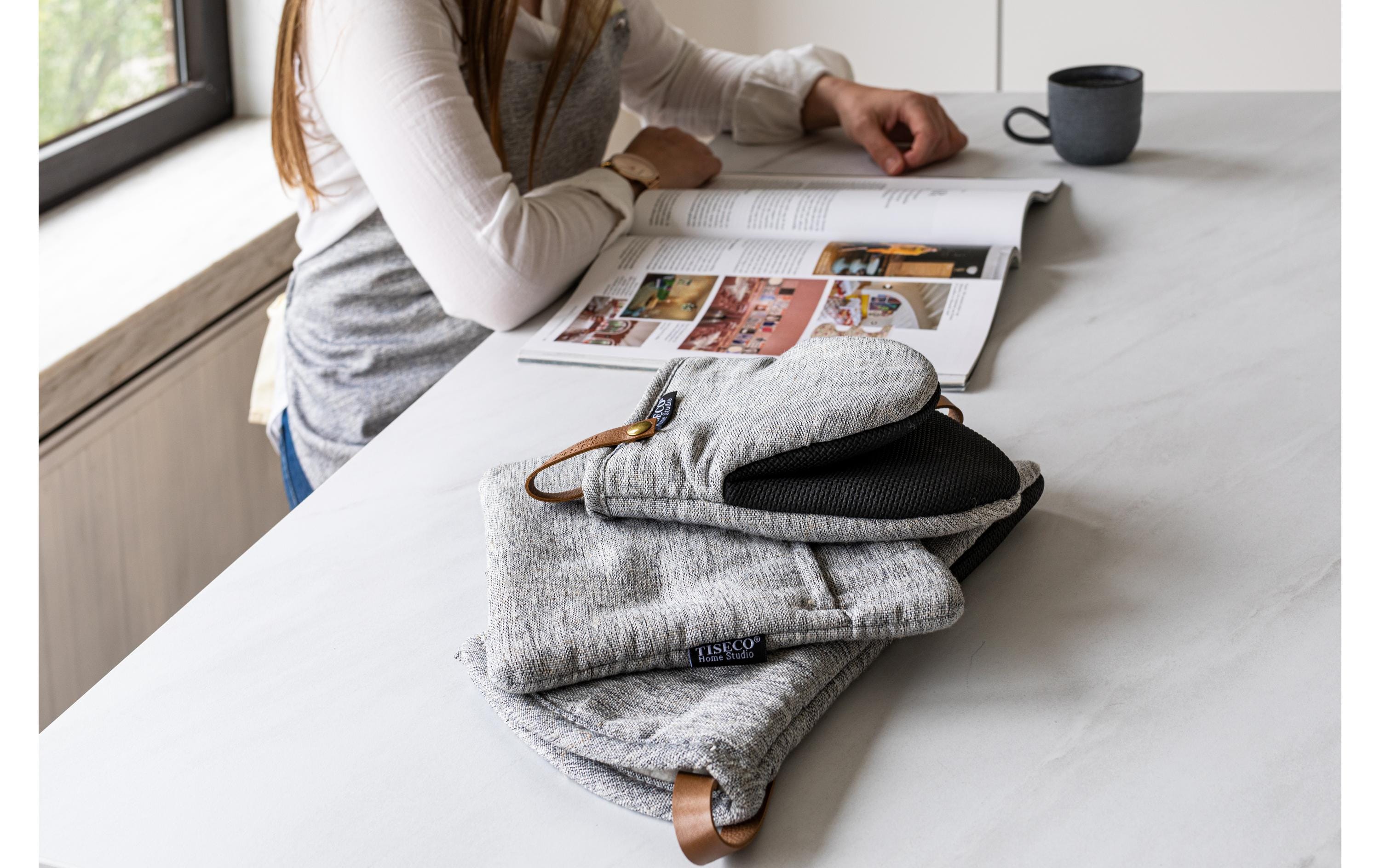 Tiseco Küchenhandschuh Hercules Grau