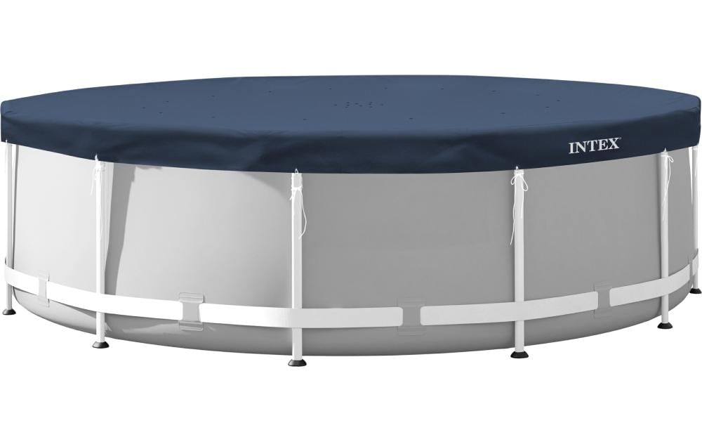 Intex Pool-Abdeckplane Allwetter-Deluxe 3.6 m x 20 cm, Dunkelblau
