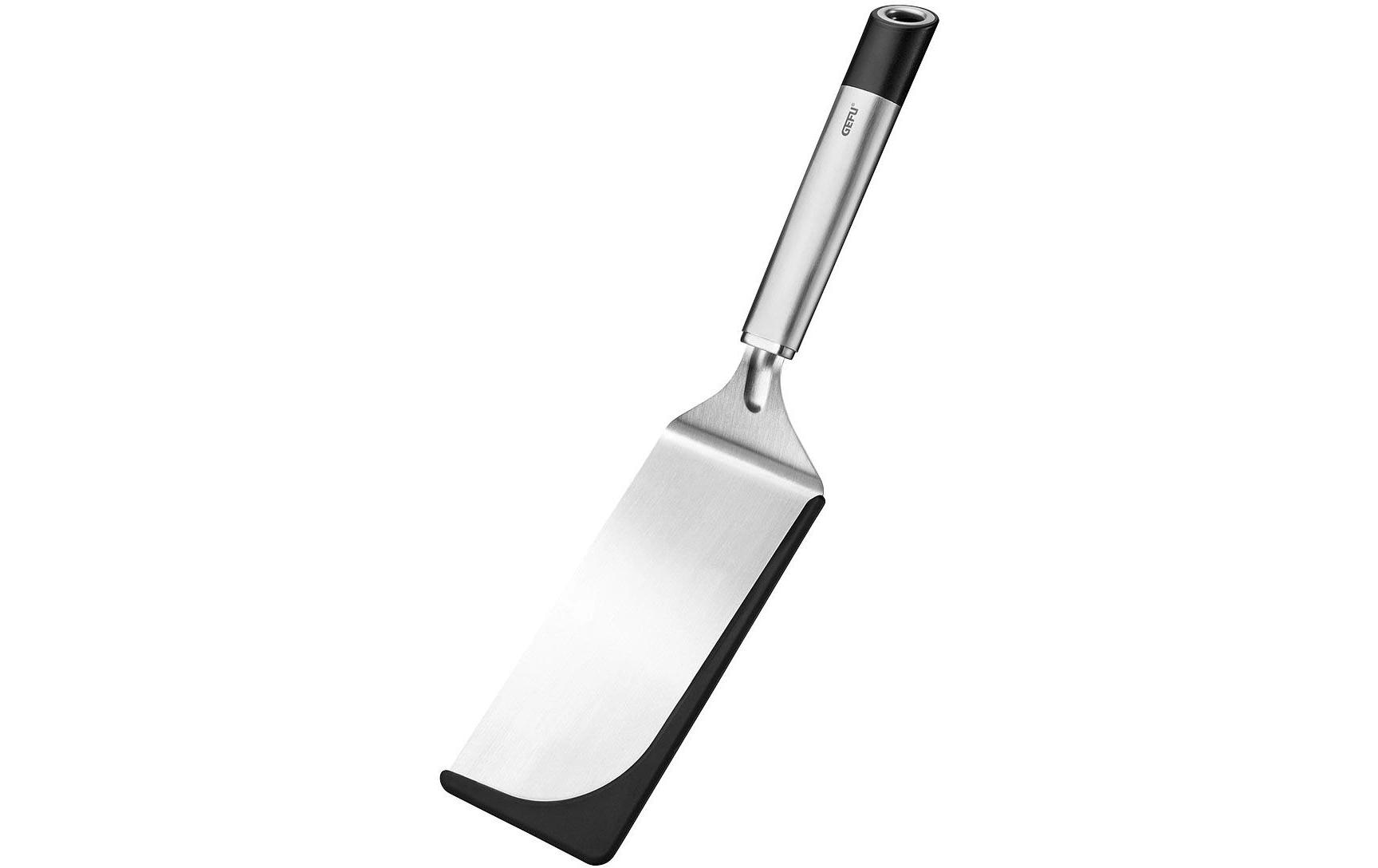 GEFU Pfannenwender Primeline 32.5 cm, Schwarz/Silber