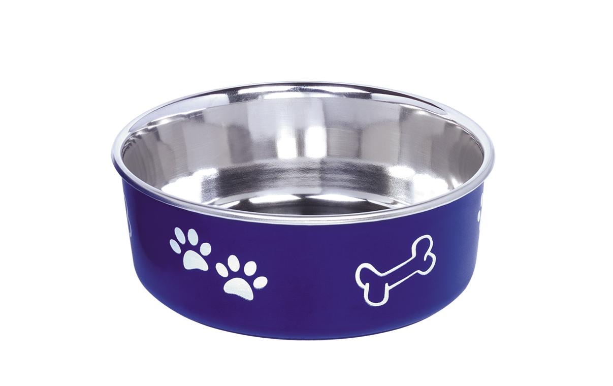 Nobby Edelstahlnapf Fusion M, 0.94 l, Blau