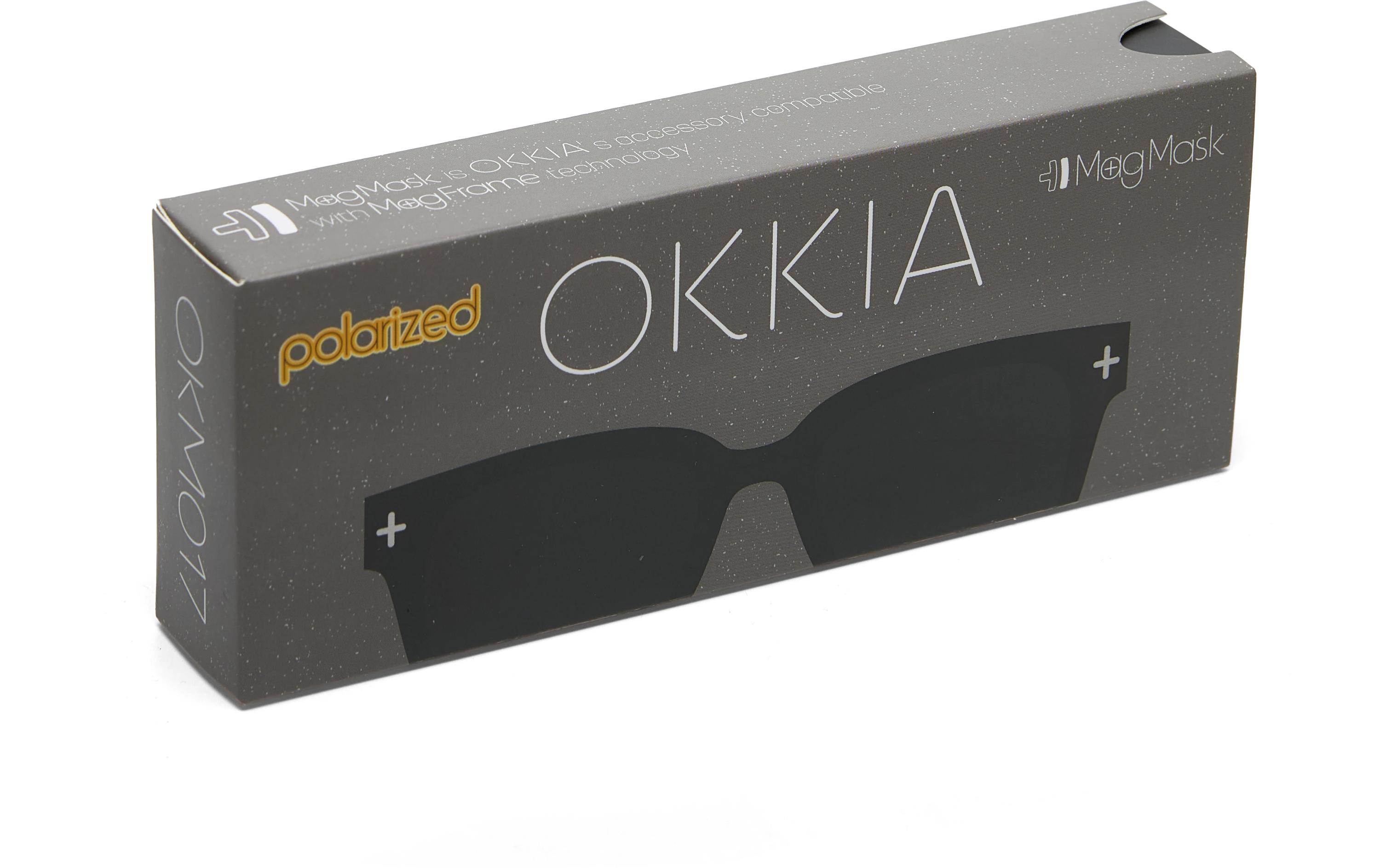 OKKIA Magnet Sonnenbrillenclip, Black