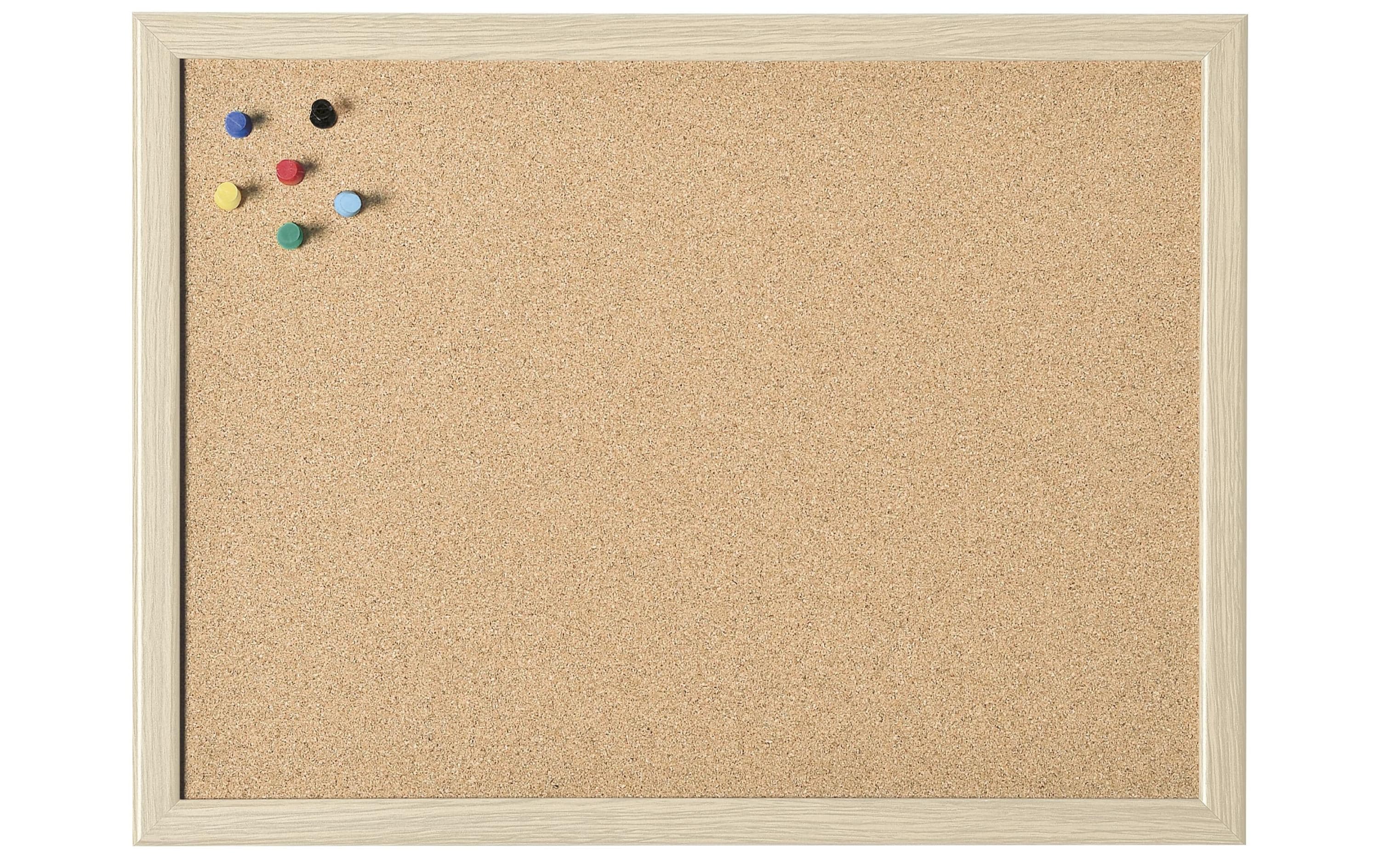 Magnetoplan Pinnwand mit Holzrahmen 100 cm x 60 cm, Braun Magnetoplan Pinnwand mit Holzrahmen 100 cm x 60 cm, Braun