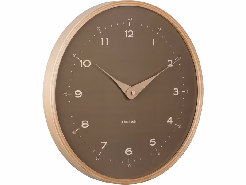 KARLSSON Wanduhr Osado Dome 30 cm, Grün