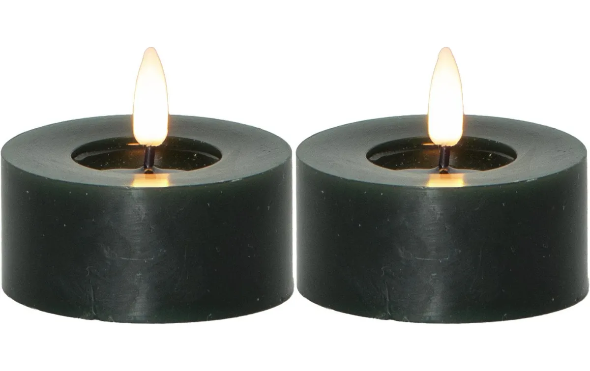 Star Trading LED Teelichter Set Flamme Flow 2 Pack, Grün Star Trading LED Teelichter Set Flamme Flow 2 Pack, Grün