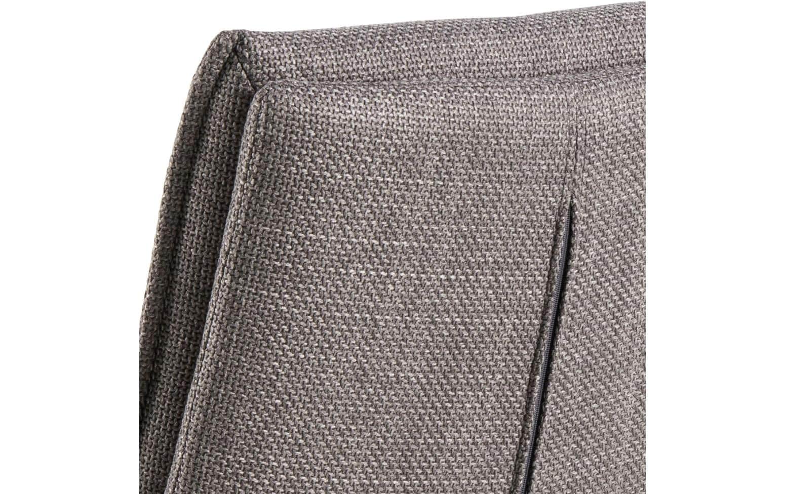 AC Design Barhocker Flynn, 2 Stück, 44 x 107 cm, Hellgrau/Braun