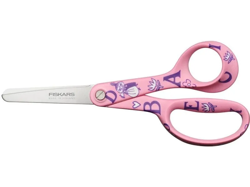 Fiskars Kinderschere Moomin ABC Little My 1 13 cm, Rosa Fiskars Kinderschere Moomin ABC Little My 1 13 cm, Rosa